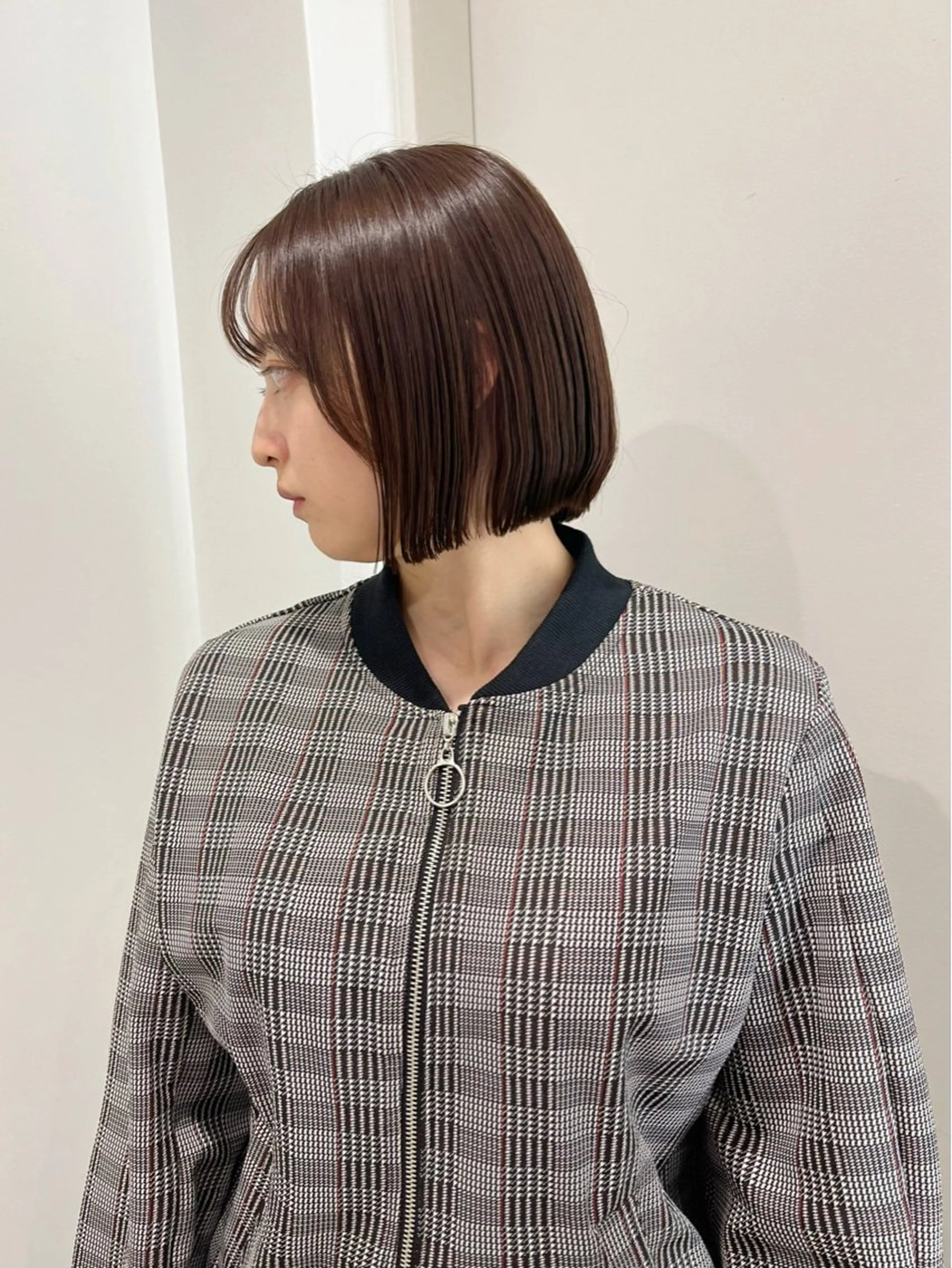 ショート 縮毛矯正/ハイトーン /パーマ/前原汐🎐のヘアスタイル