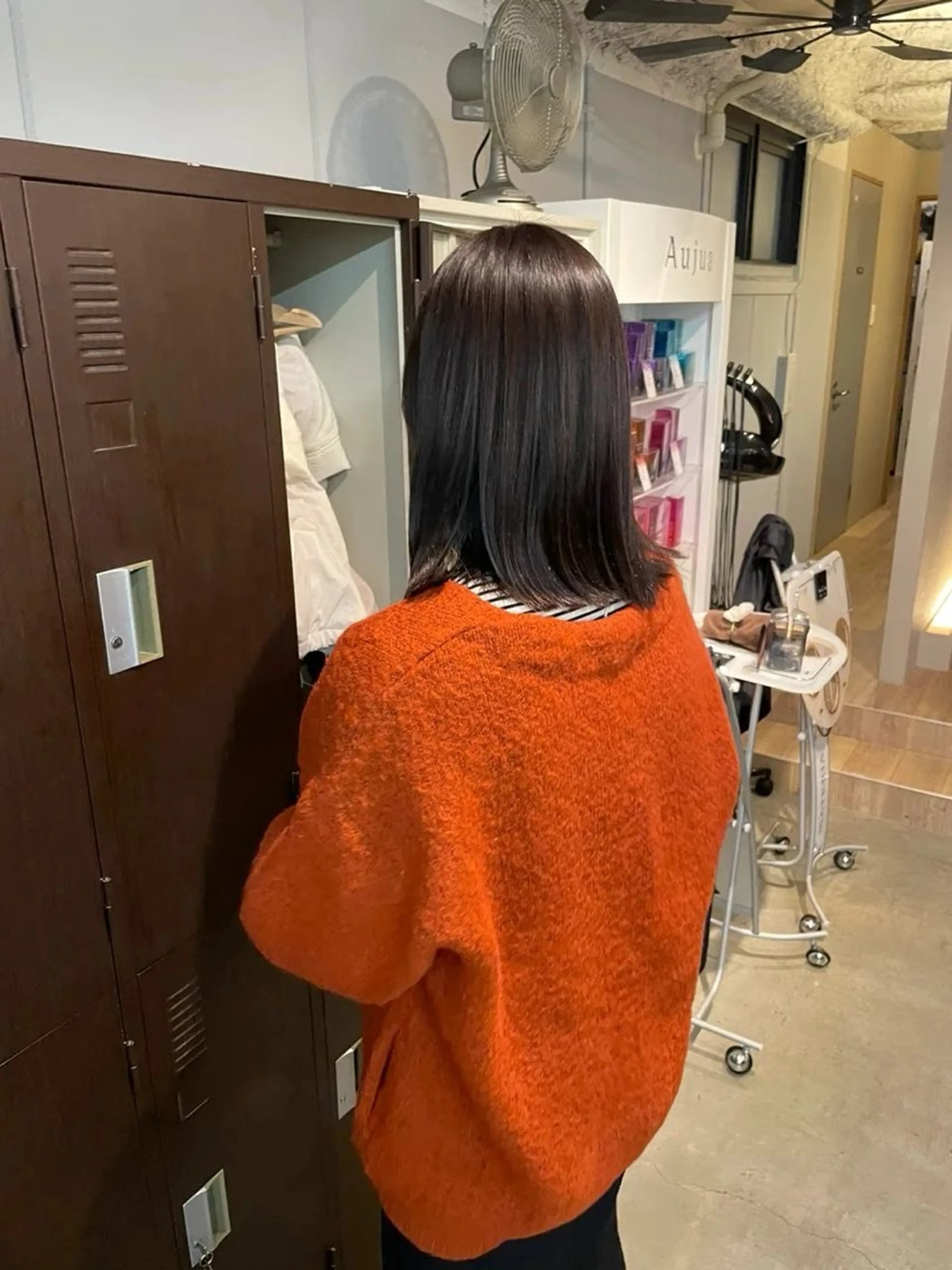 ミディアム カラー ライツ オオサカのヘアスタイル