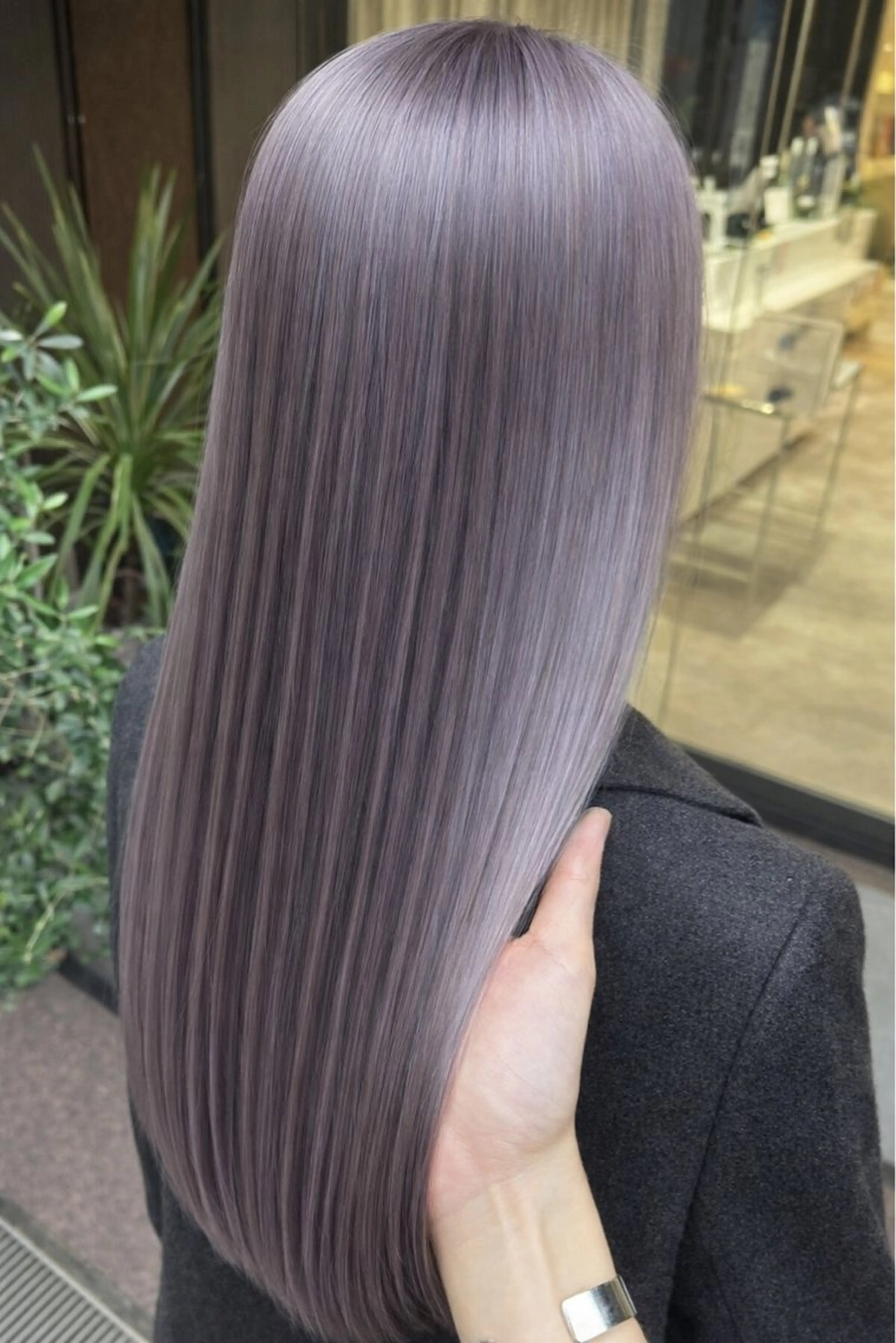 カラー 美髪矯正/髪質改善 /透明感ある艶カラーのヘアスタイル