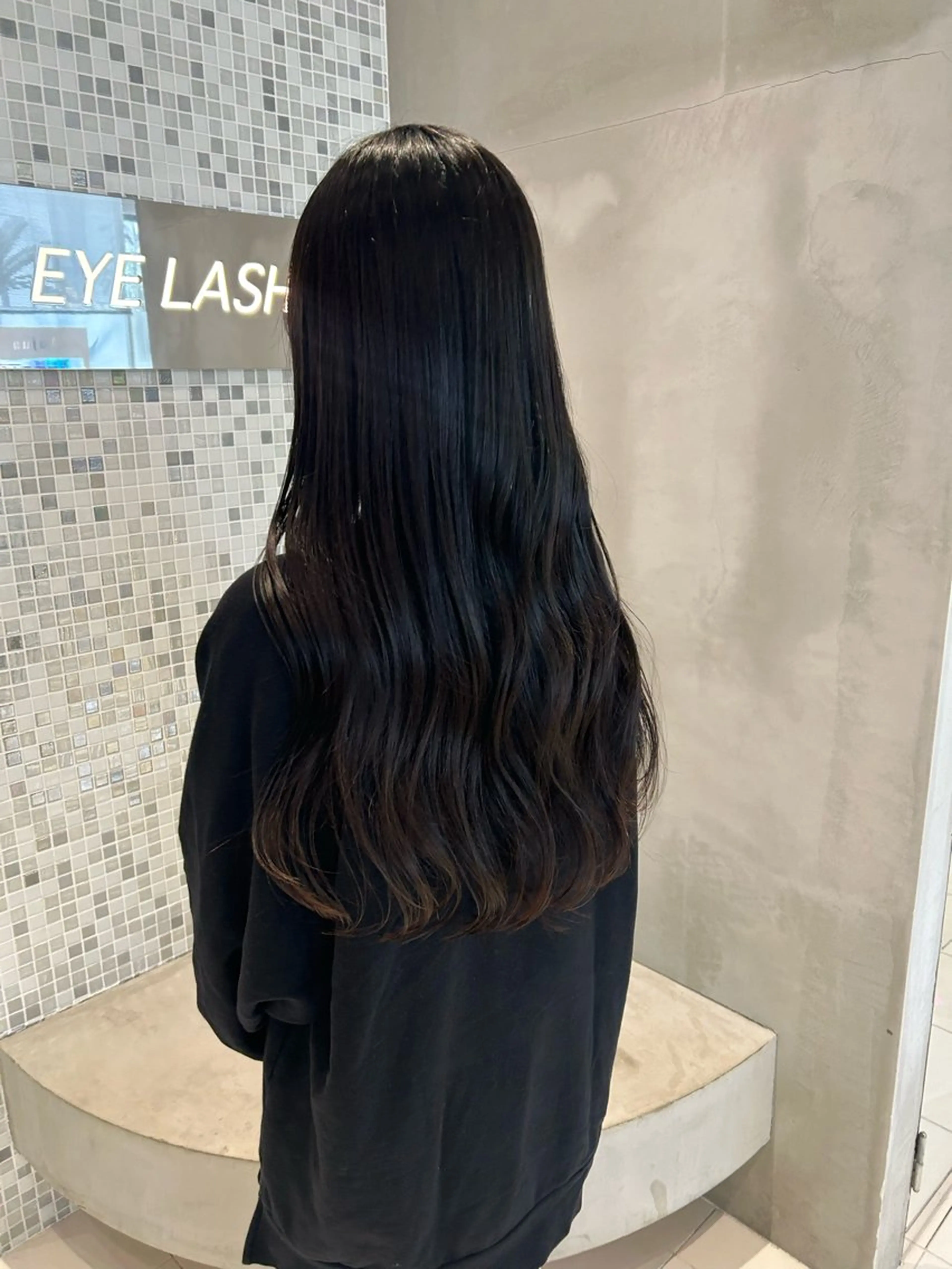 ロング カラー 透明感カラー グレージュ カット ヘアカラー トリートメント 透明感カラー🫧 nanohaのヘアスタイル