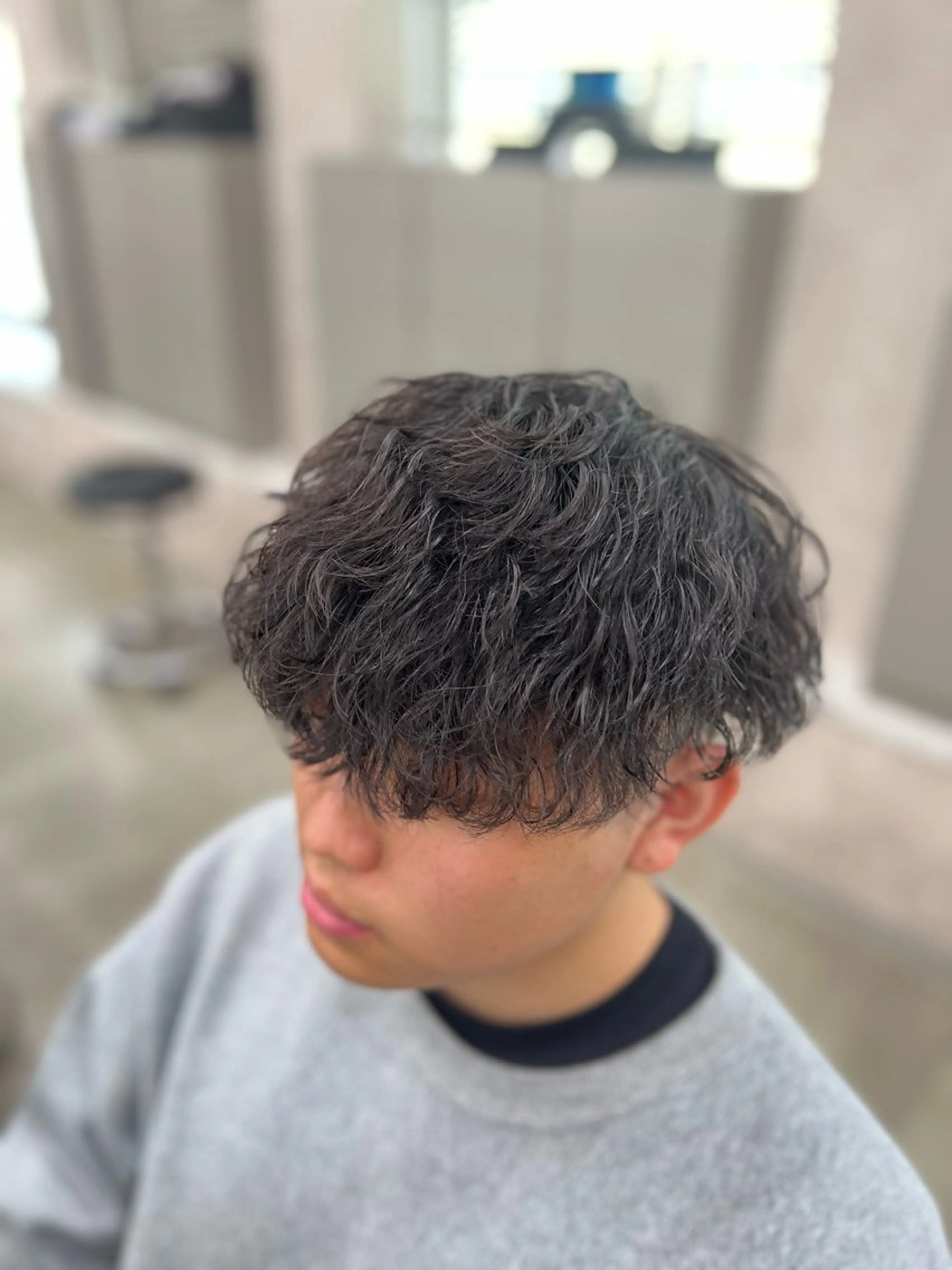 ロング カラー カット パーマ 韓国レイヤーカット /REIのヘアスタイル