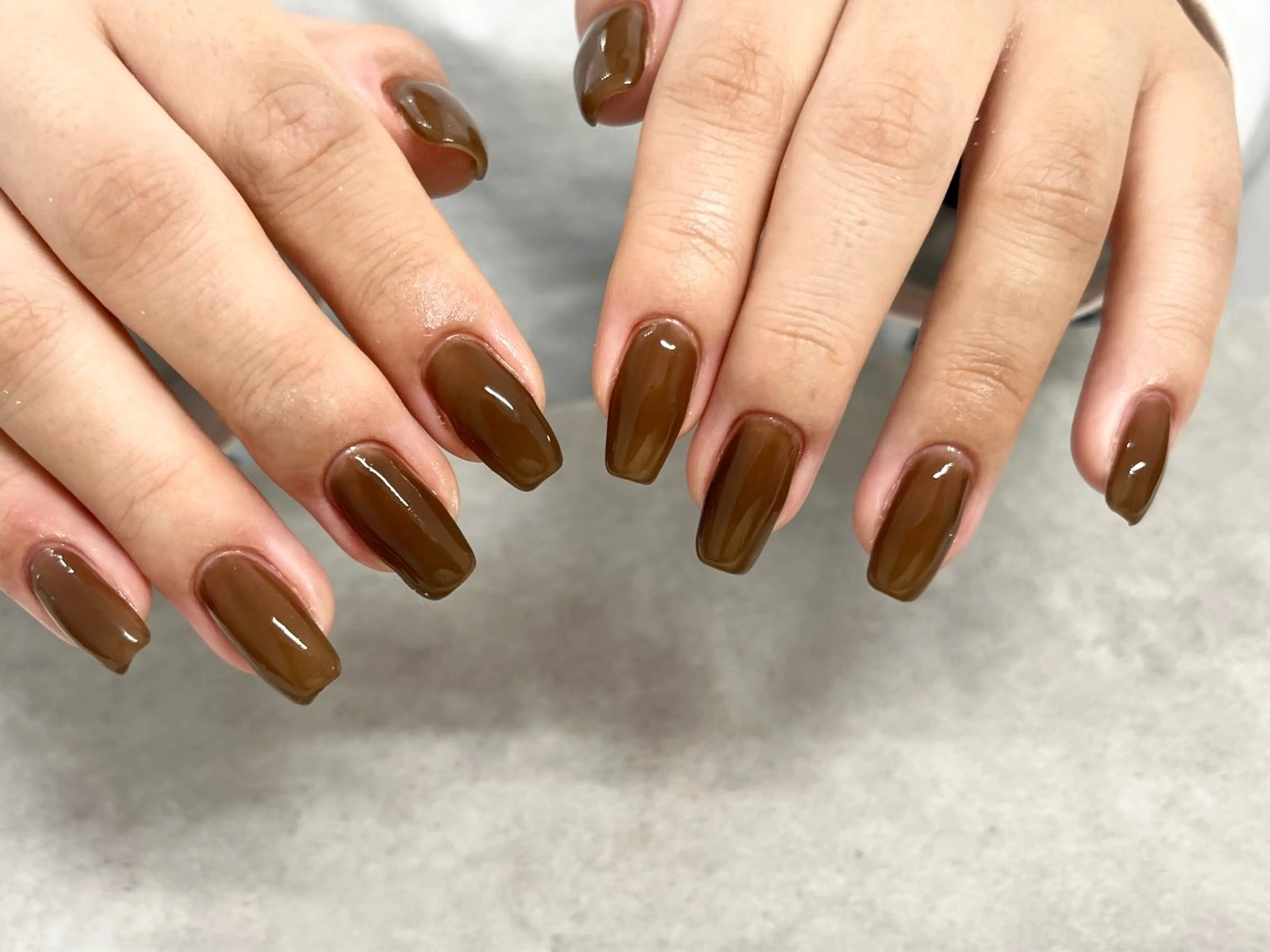 ネイル ワンカラーネイル Ray. Maayaのネイルデザイン