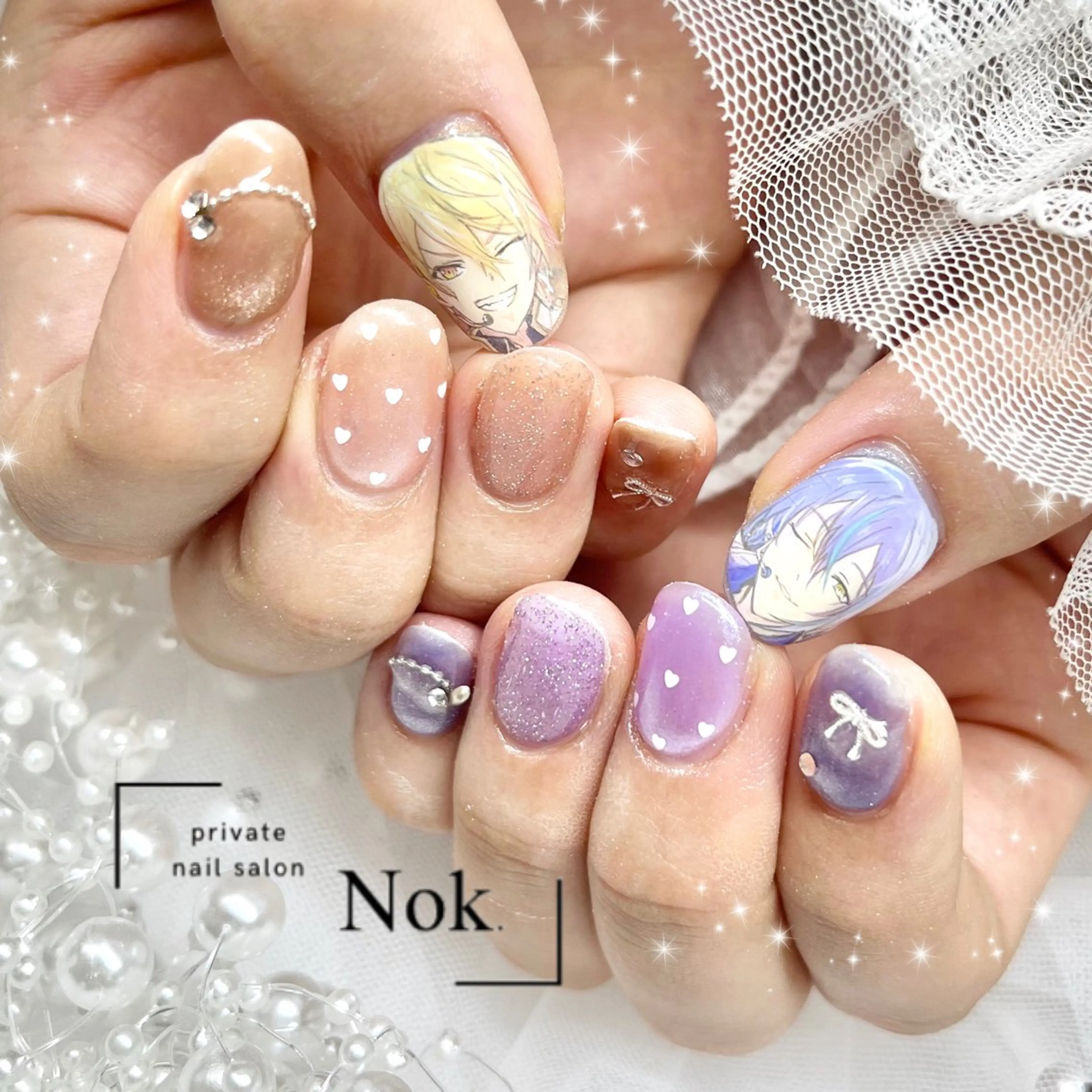 ネイル ハンドネイル 池袋痛ネイル Nok. 渡辺のネイルデザイン