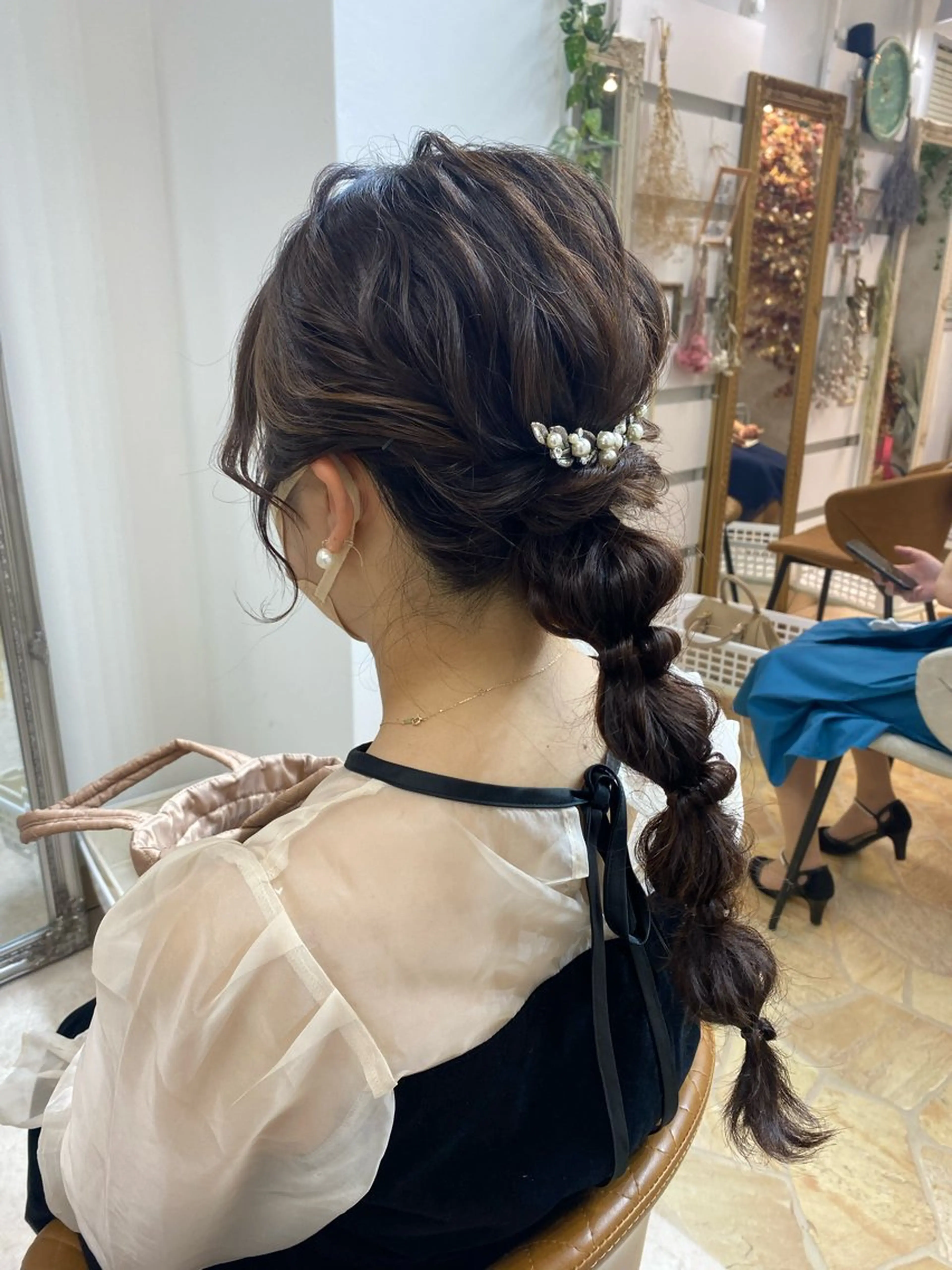 ヘアアレンジ お団子ヘア 🫧サカモト レナ🫧のヘアスタイル