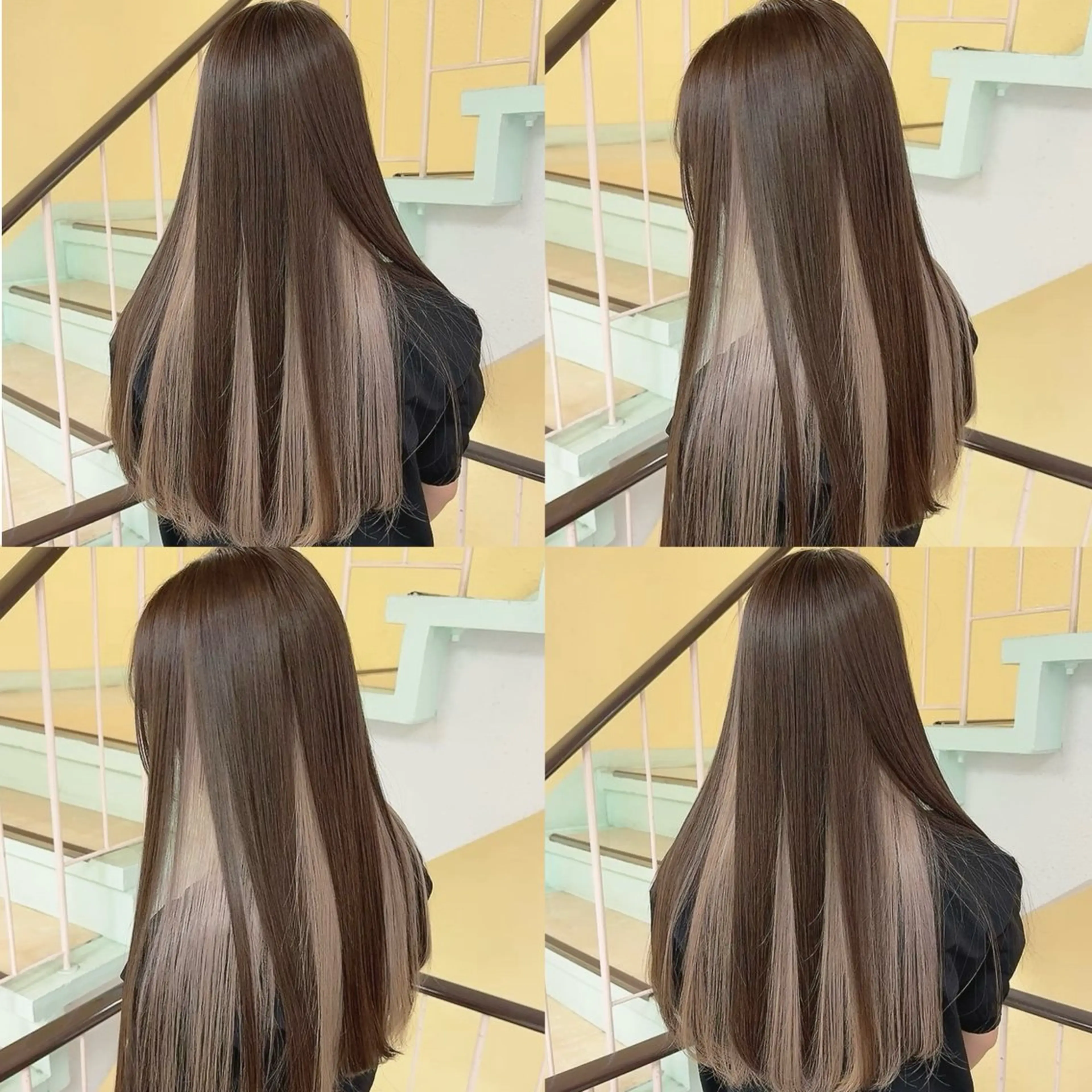 カラー ヘアカラー トリートメント 渋谷:インナーカラー ／🍒エリカ🍒のヘアスタイル