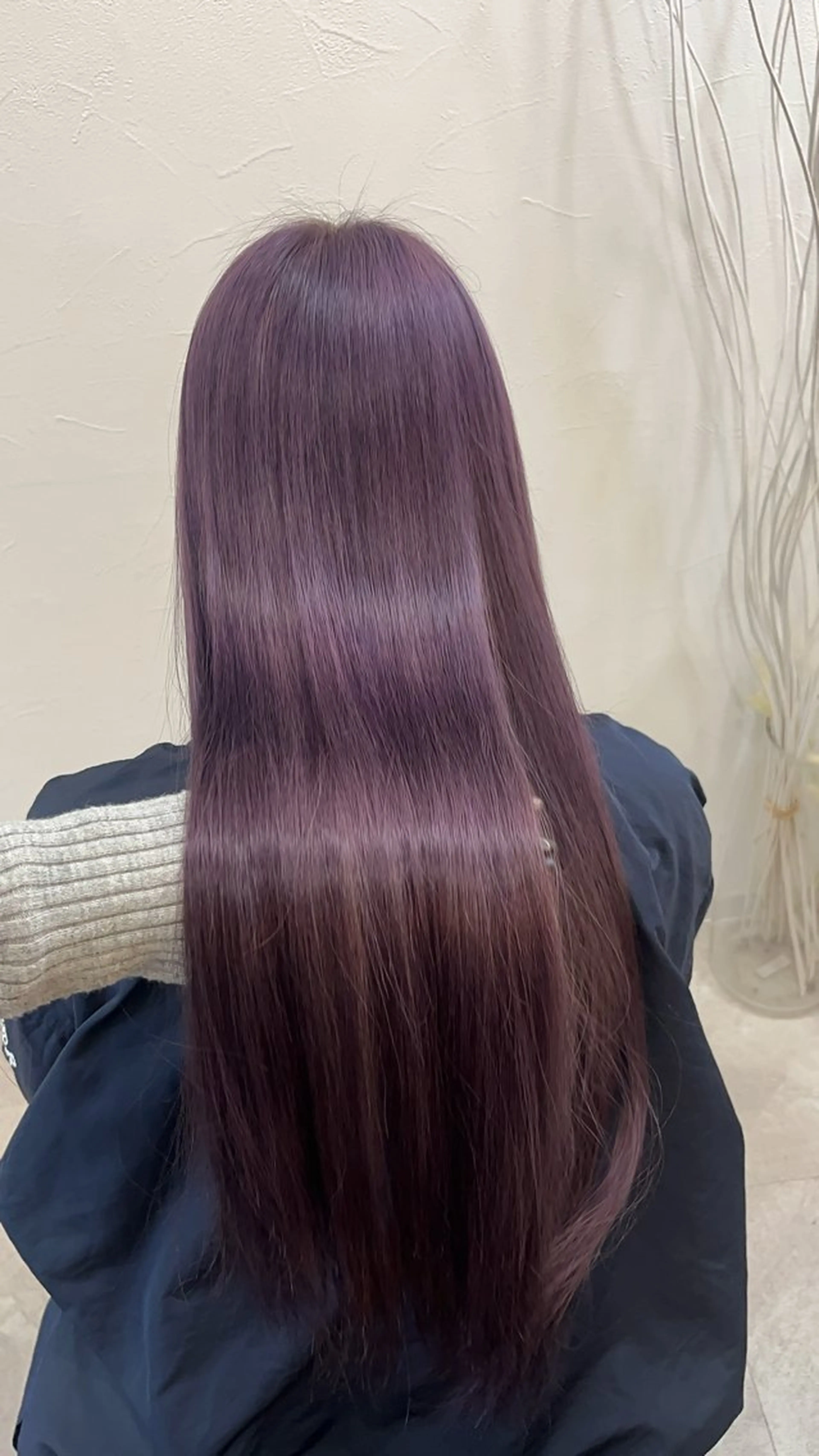 ロング カラー ブリーチ ラベンダーカラー 🦋Yui🦋透明感 /艶カラー/髪質改善のヘアスタイル