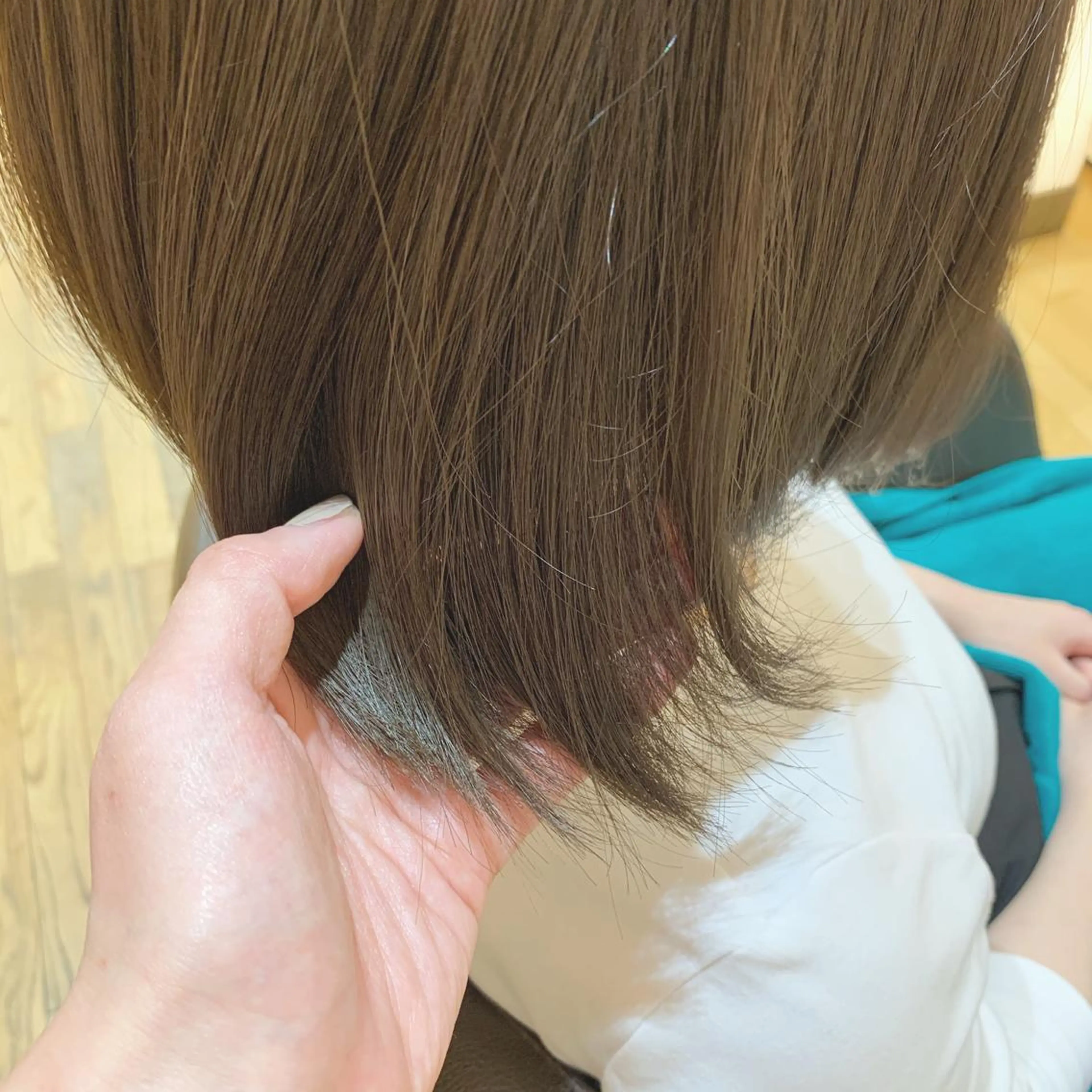 ショート カラー 透明感カラー/ 岡田澪香のヘアスタイル