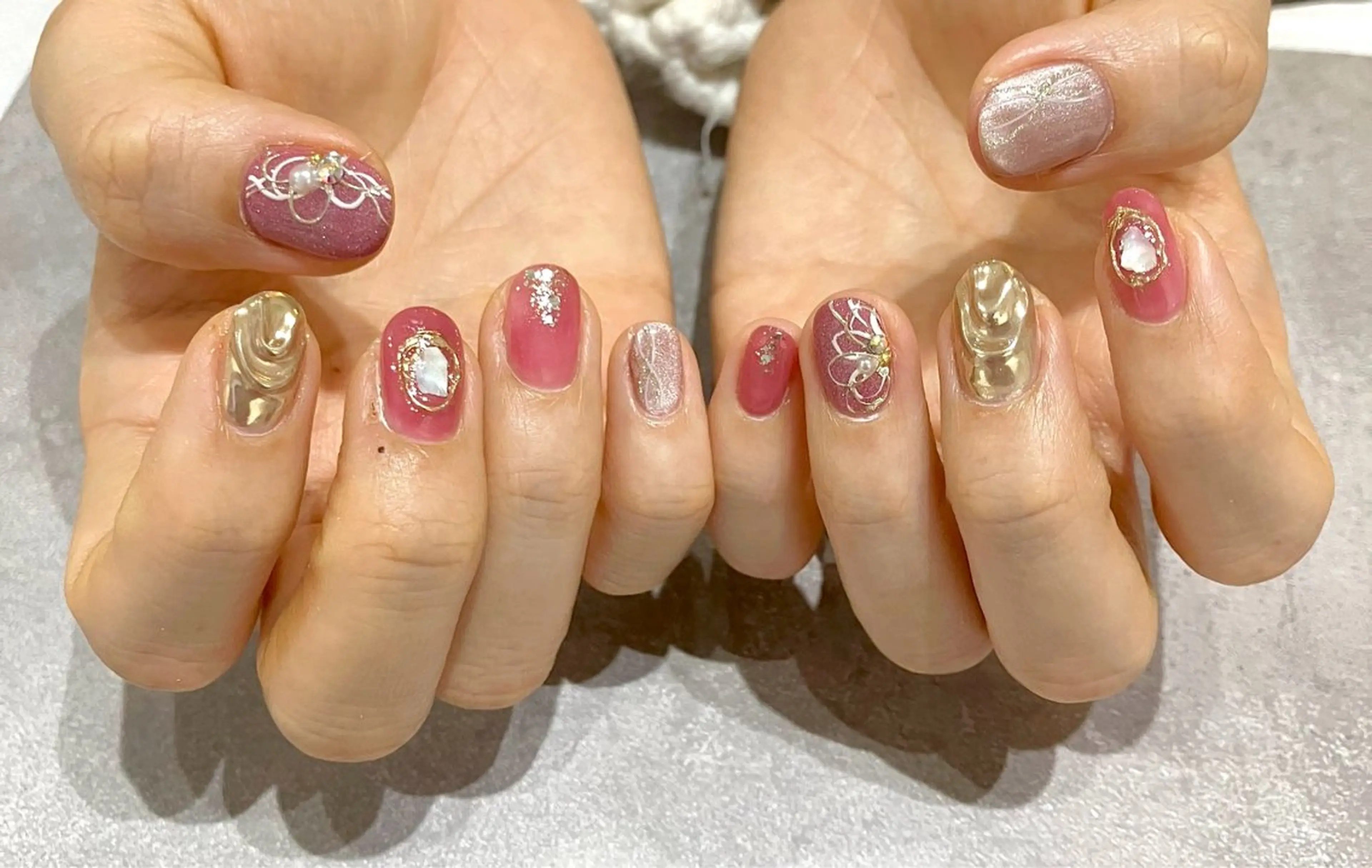 ネイル ピンク ハンドネイル BETTISH. KUMIKO☺︎︎のネイルデザイン