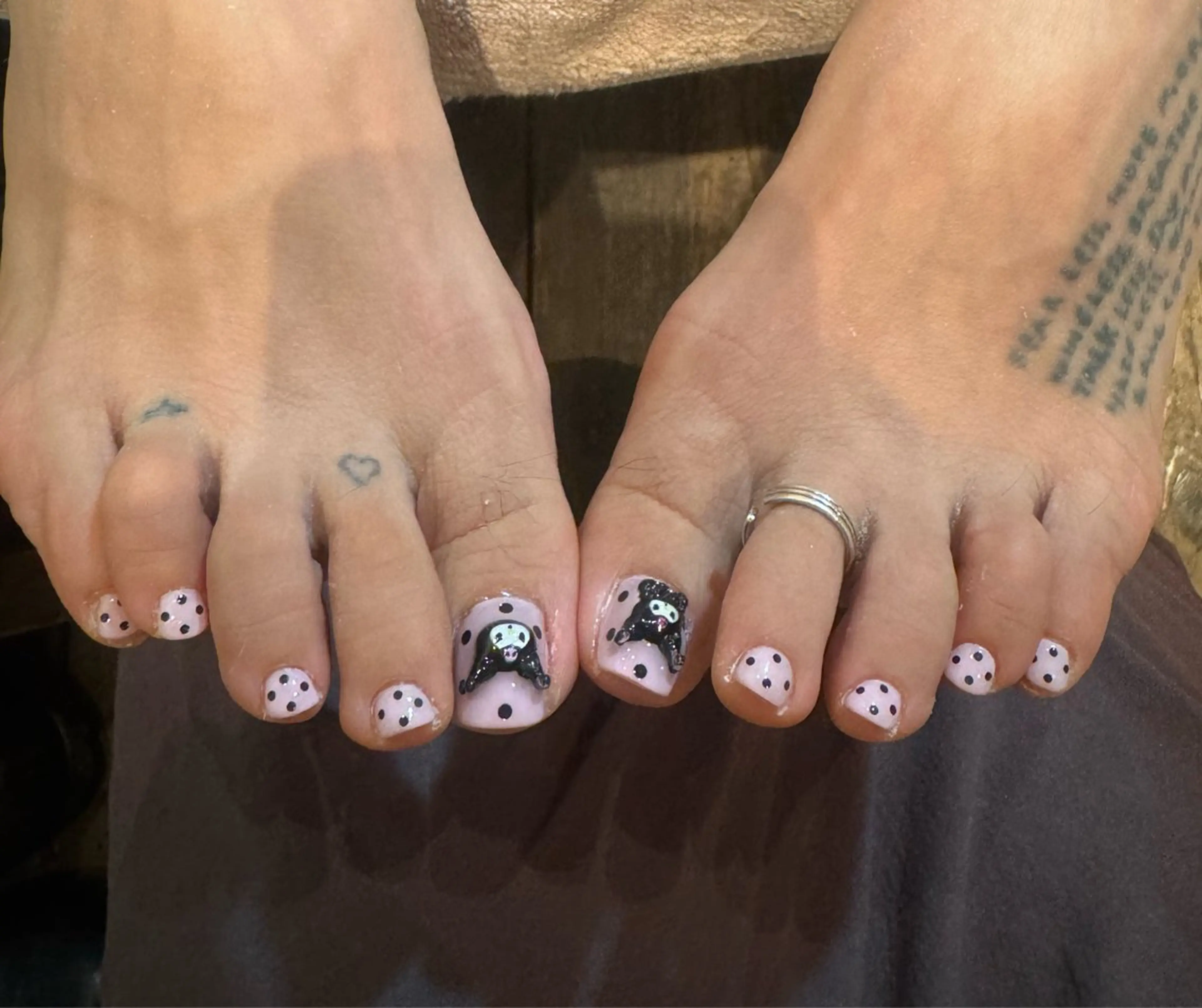 ネイル フットネイル 田中 心花のネイルデザイン