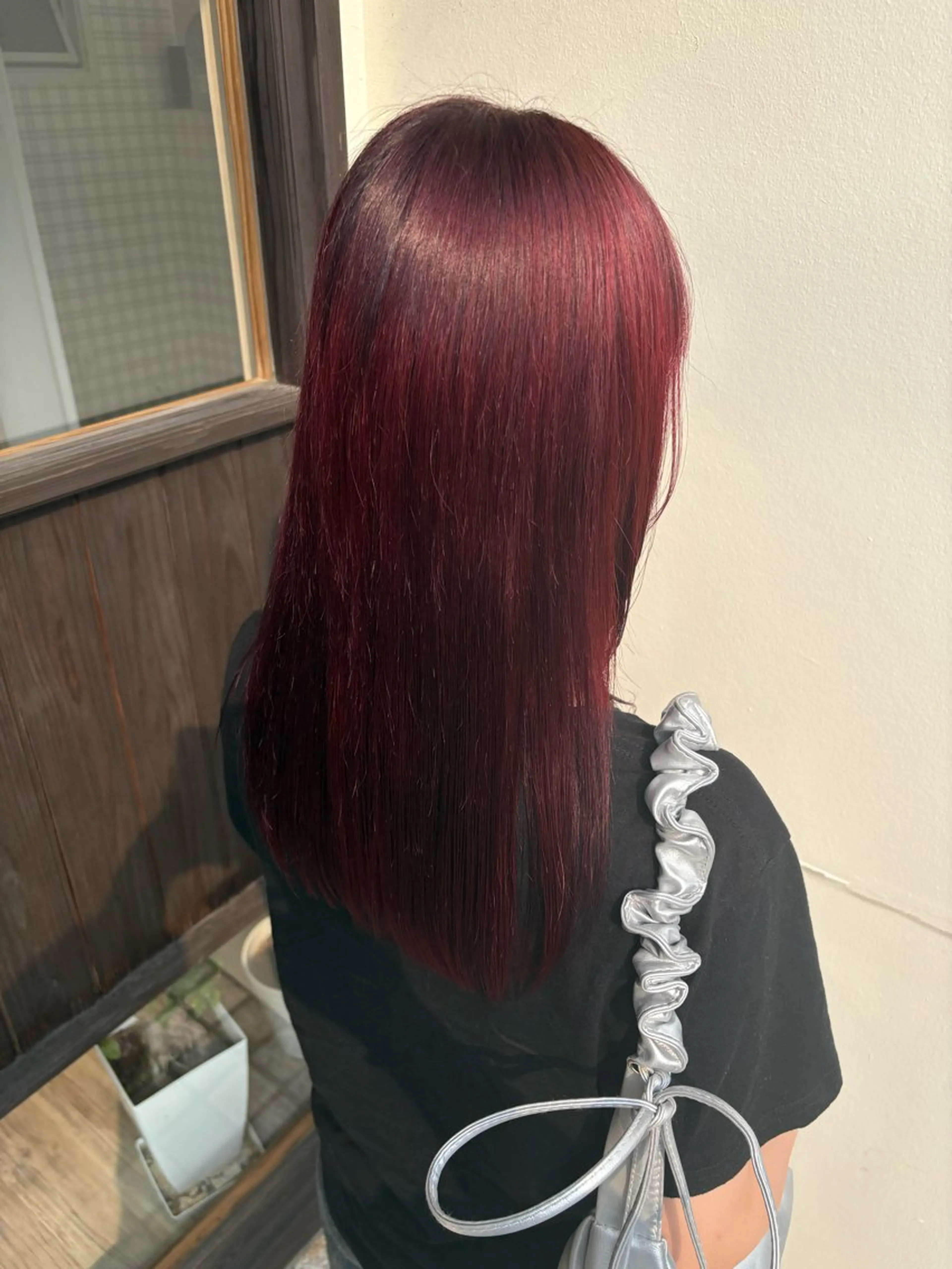 ロング カラー カット ヘアカラー 松田 遥香のヘアスタイル