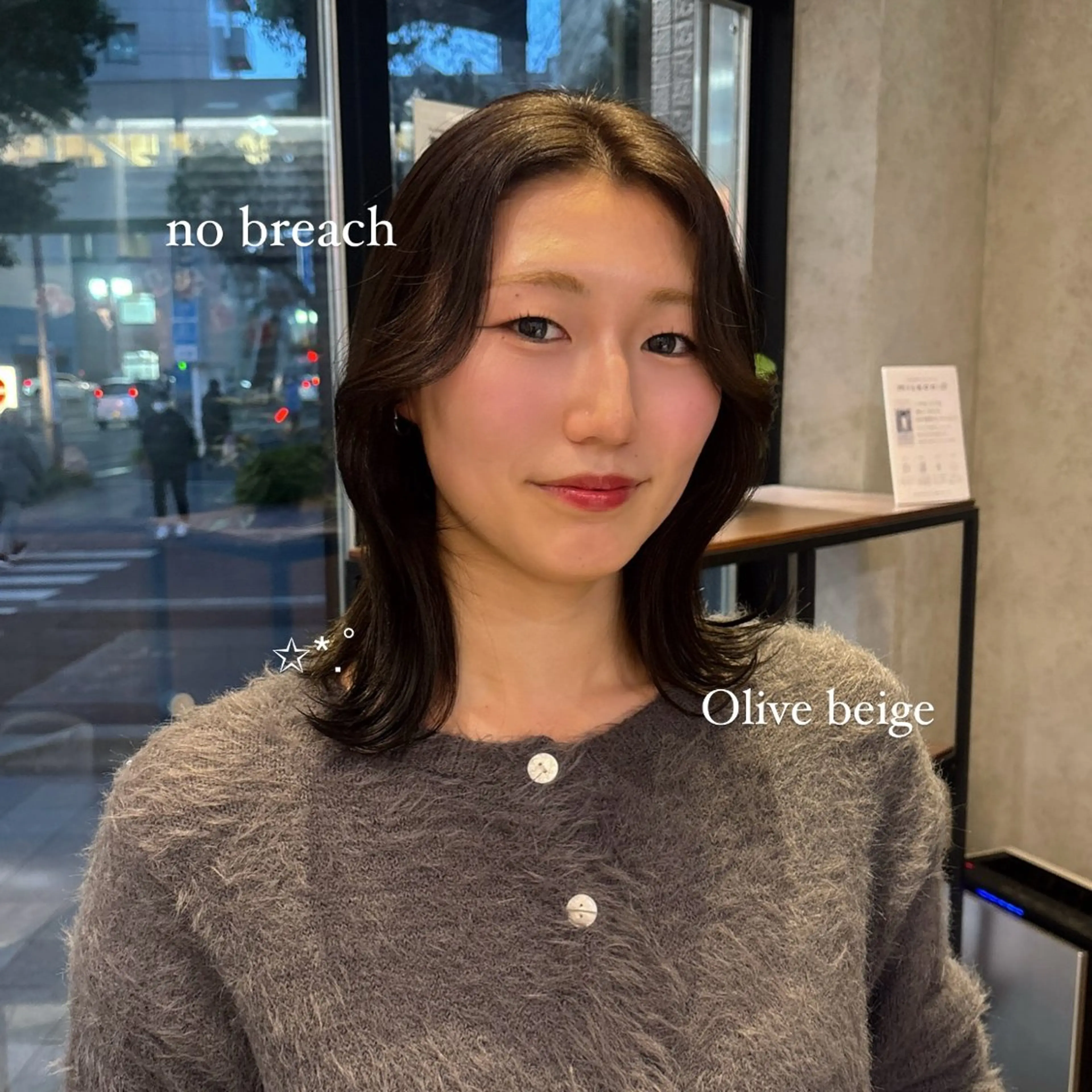 ミディアム Natsuki/韓国 ボブ/レイヤーカットのヘアスタイル