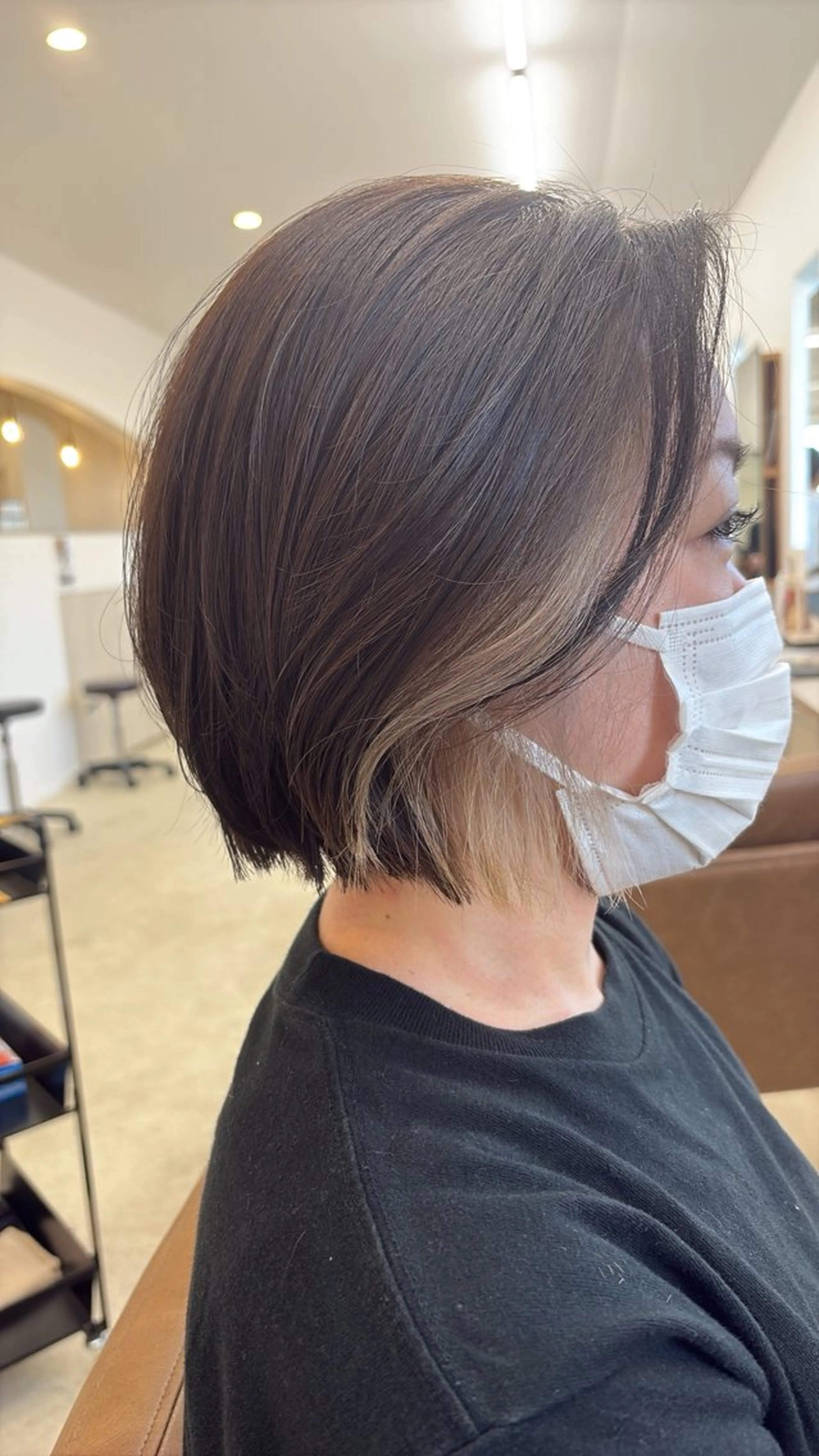 ショート カラー ルプラボウ すぎやまみほのヘアスタイル