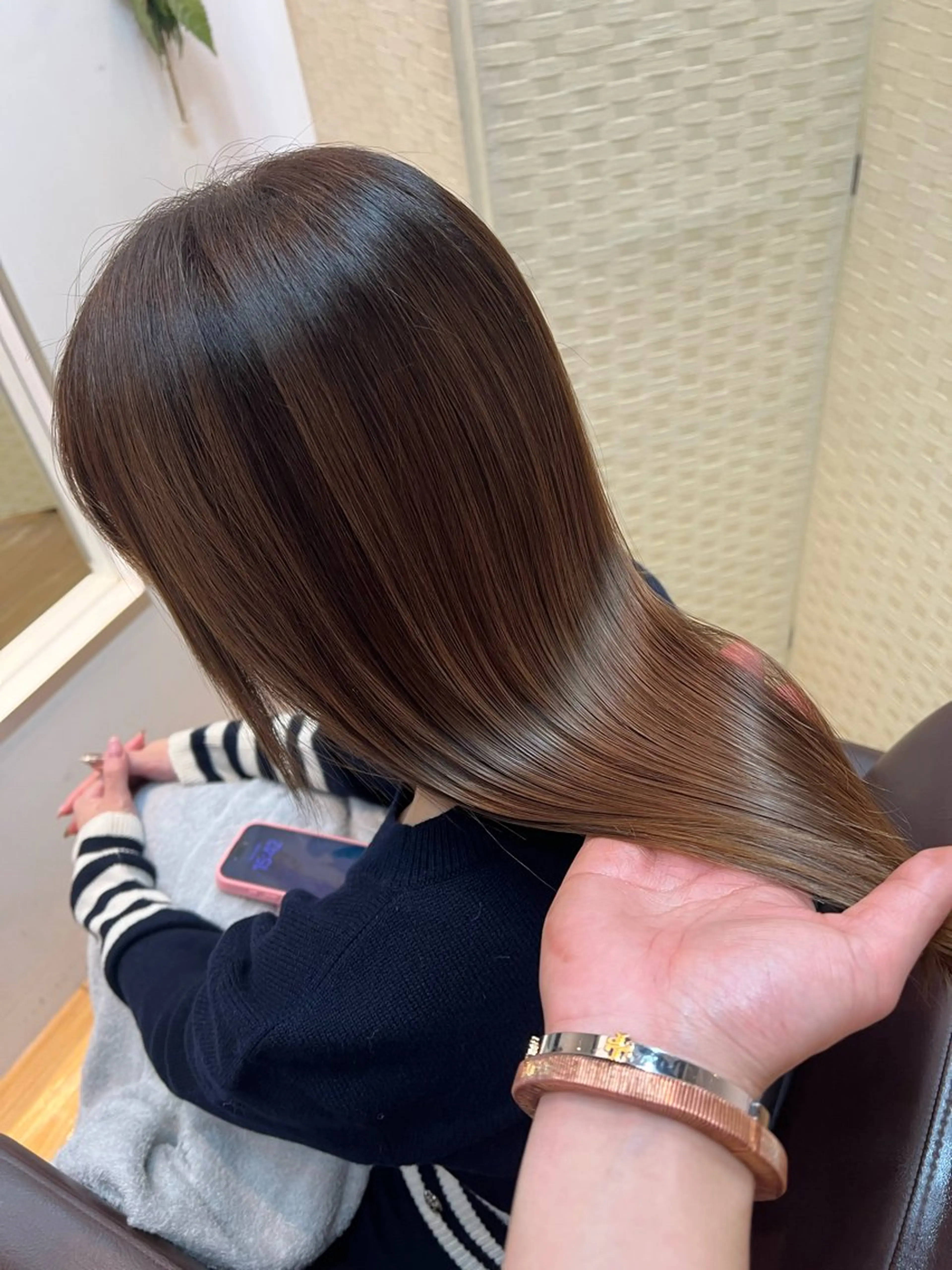 ミディアム カラー トリートメント 堀井 凌平のヘアスタイル