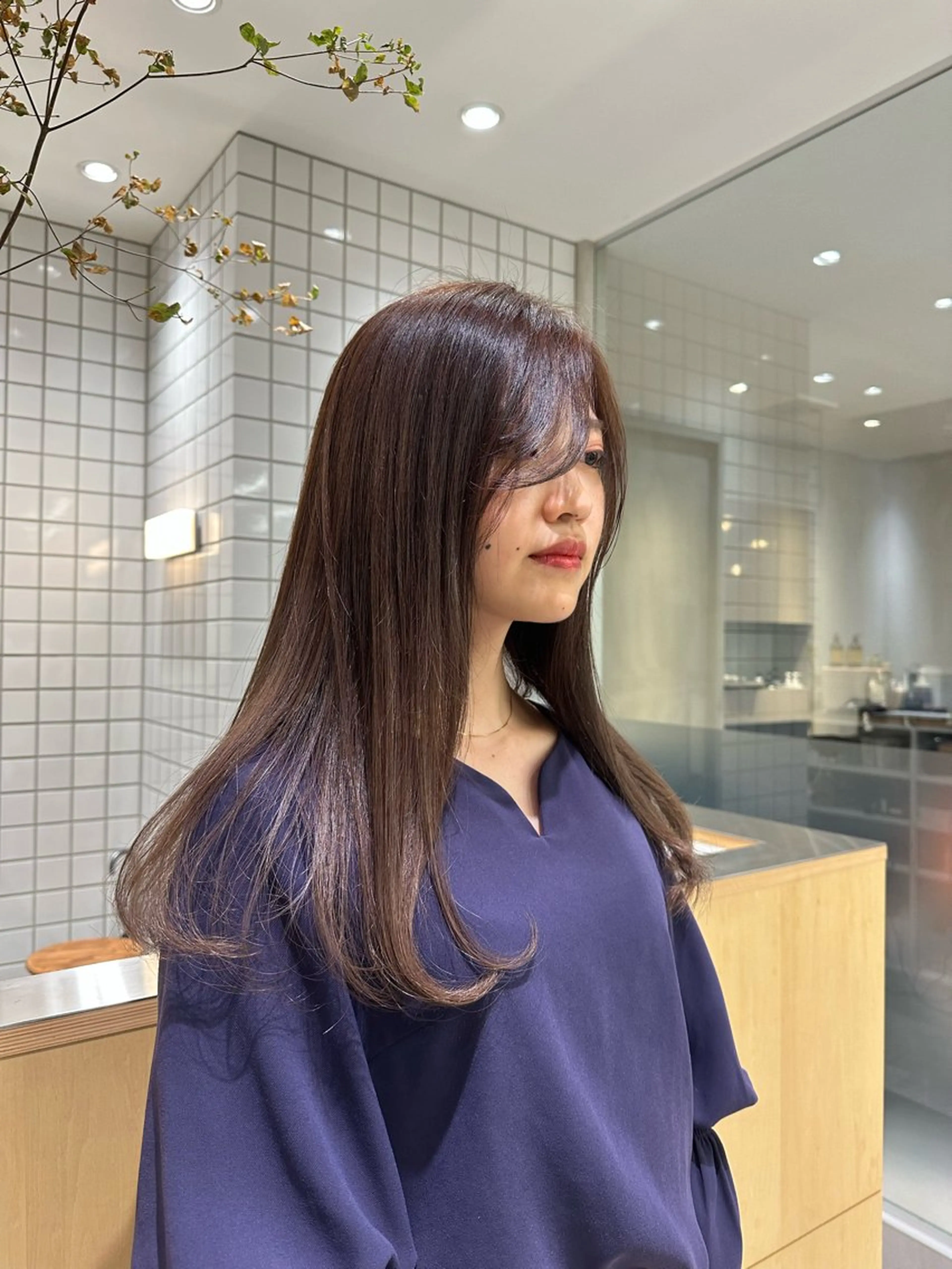 ロング ヘアカラー 🍇透明感カラー/ カットひかる🍒のヘアスタイル