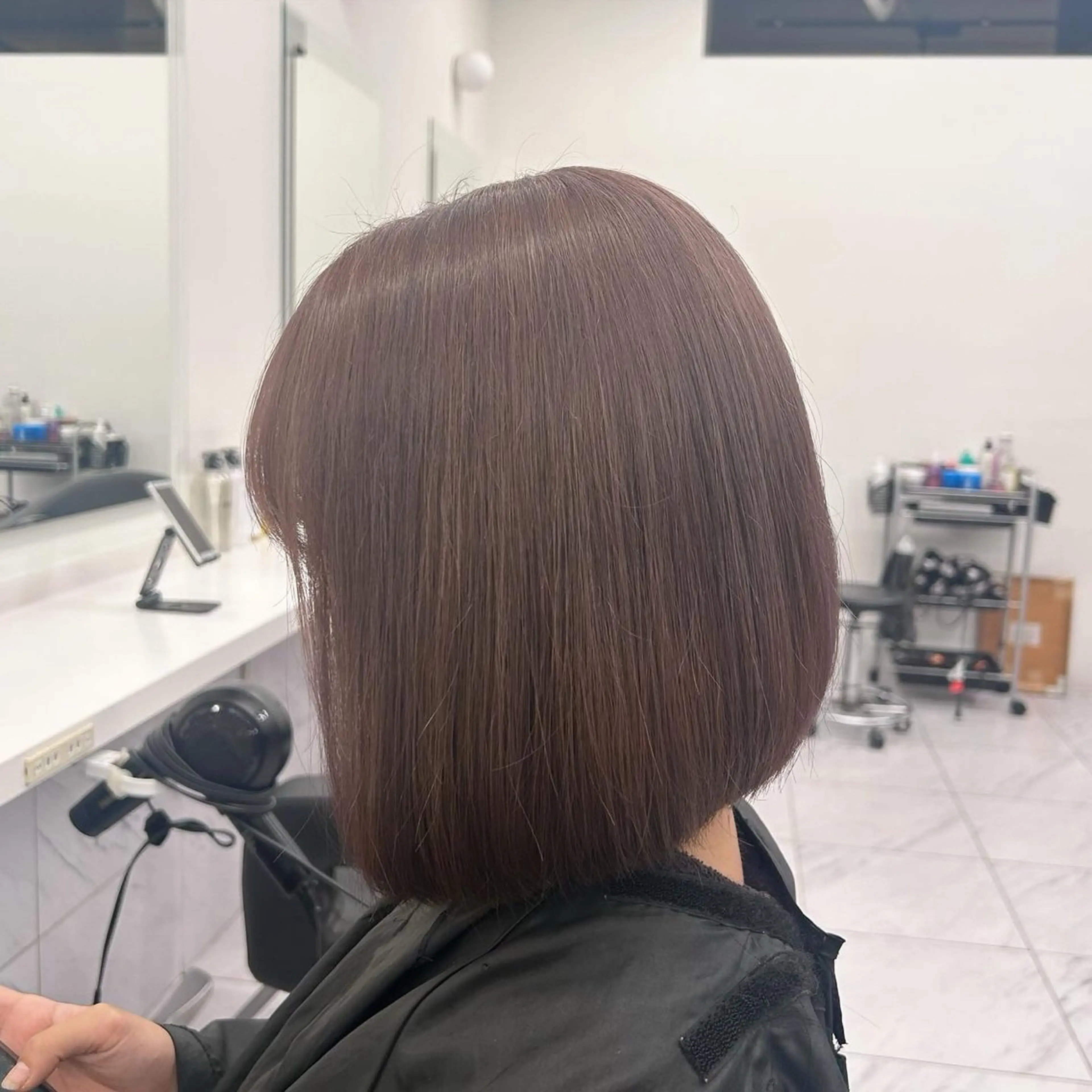 ミディアム カラー パーマ ヘアアレンジ メンズ ブリーチなしカラー/ ブラウン/レイヤーのヘアスタイル