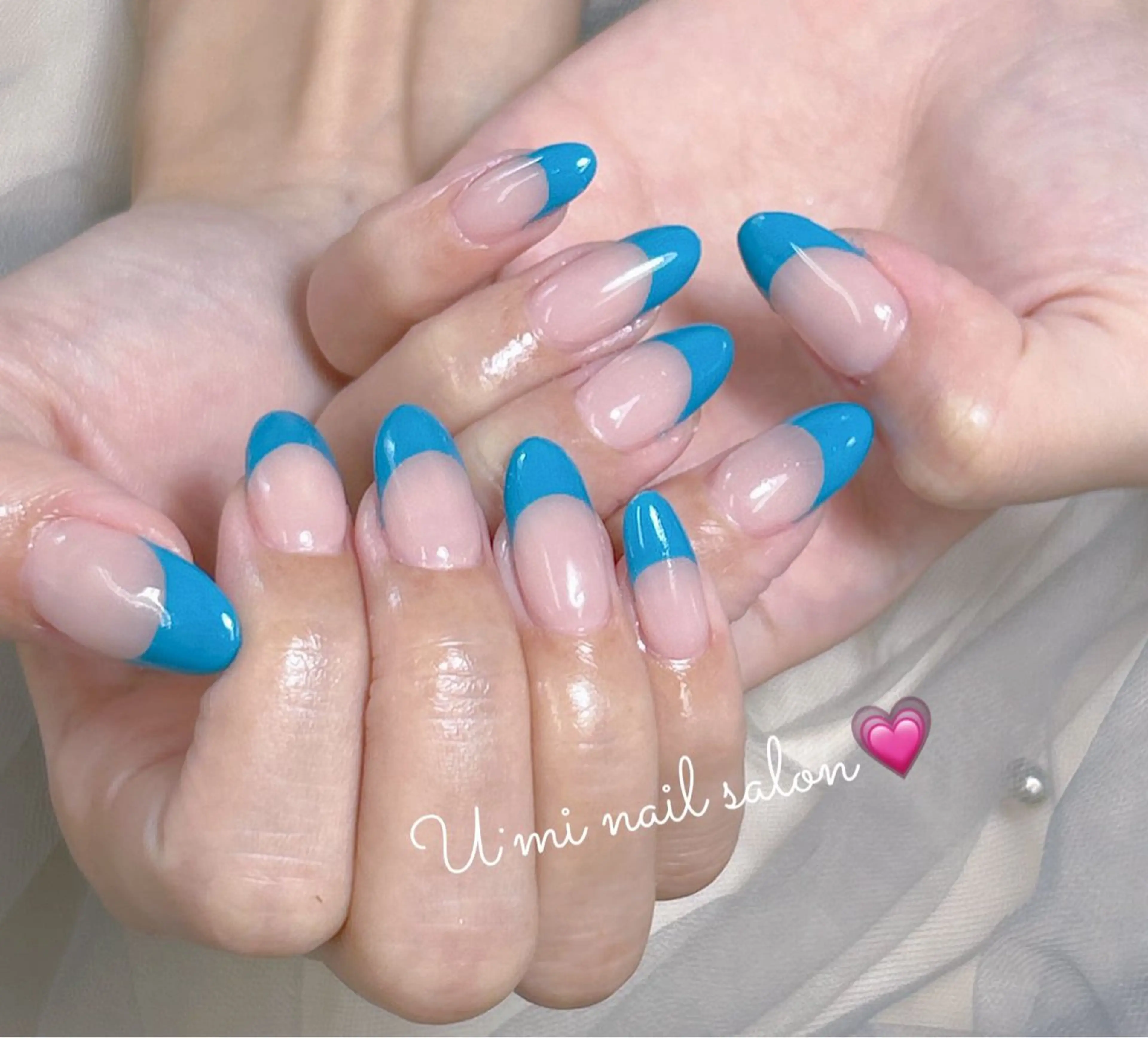 ネイル フレンチネイル Ｕ·Mi nail salon所属・u・mi  上野御徒町パラジェルのネイルデザイン