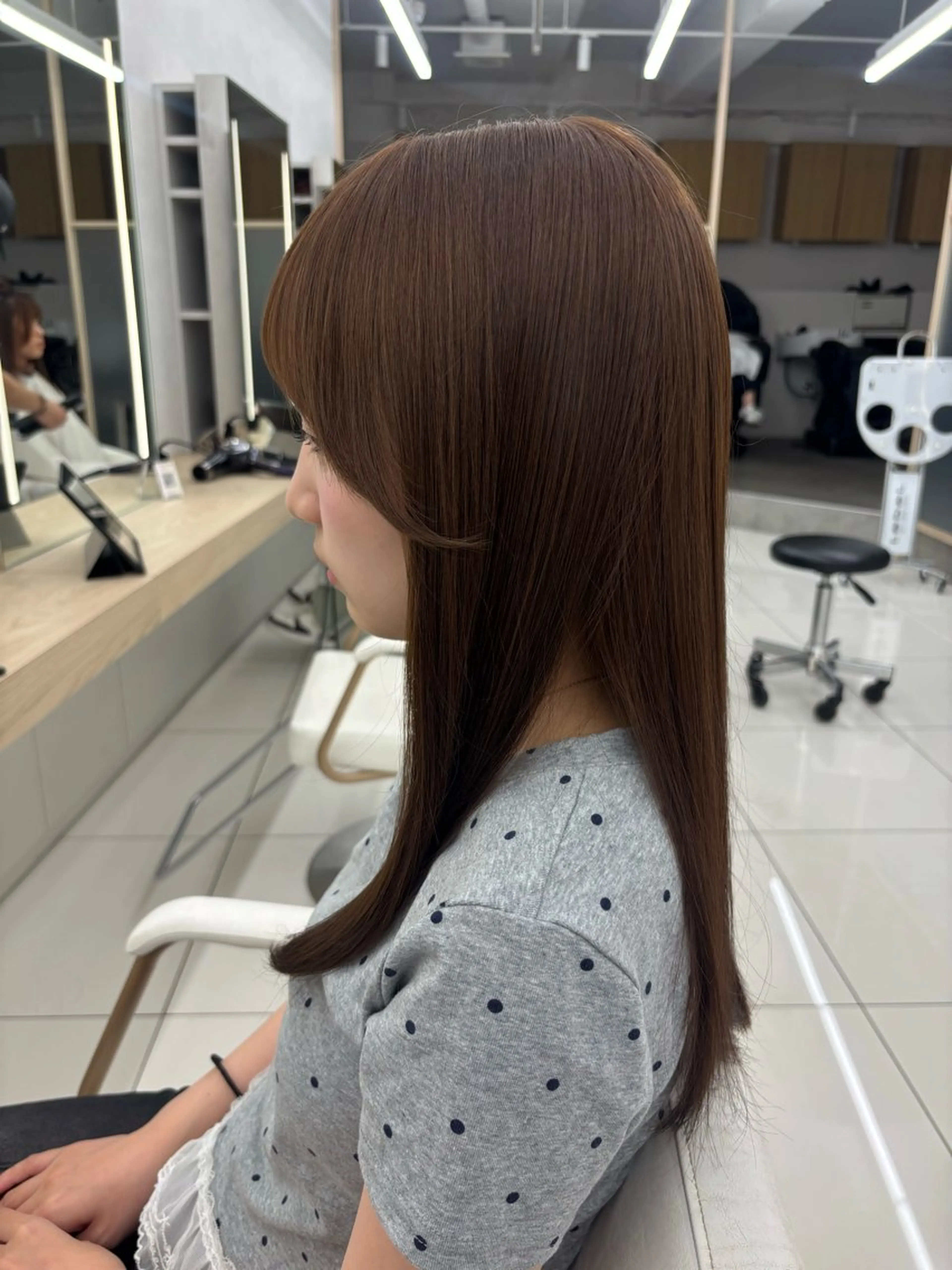 ロング ヘアカラー 韓国透明感カラー🌀 yuukiのヘアスタイル