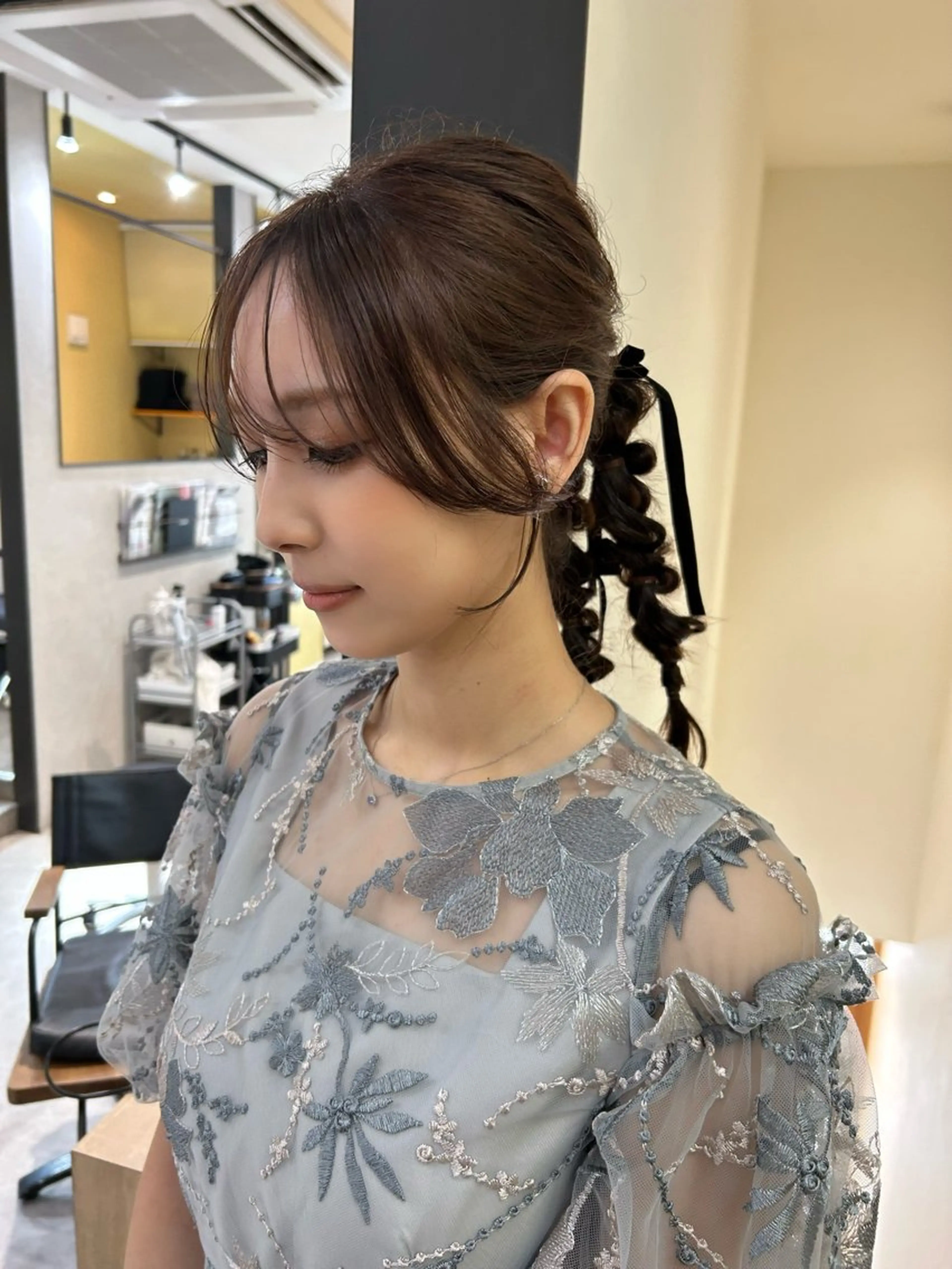 ヘアアレンジ 結婚式・ブライダル ヘアセット hub hair レイヤー/透明感のヘアスタイル