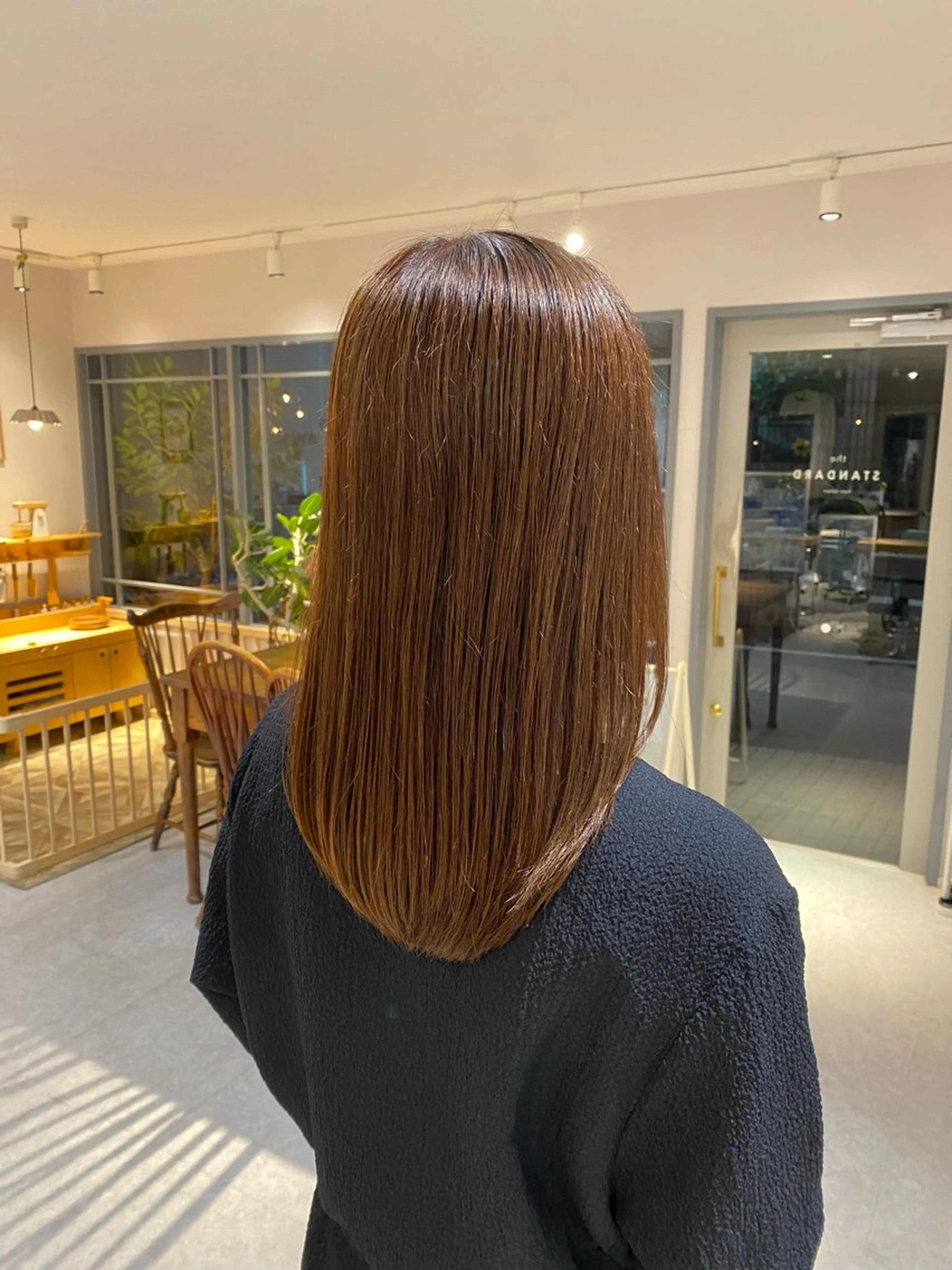 ミディアム カラー カット ヘアカラー トリートメント ‎🤍透明感カラー 【仙川】セリナ‎🤍のヘアスタイル