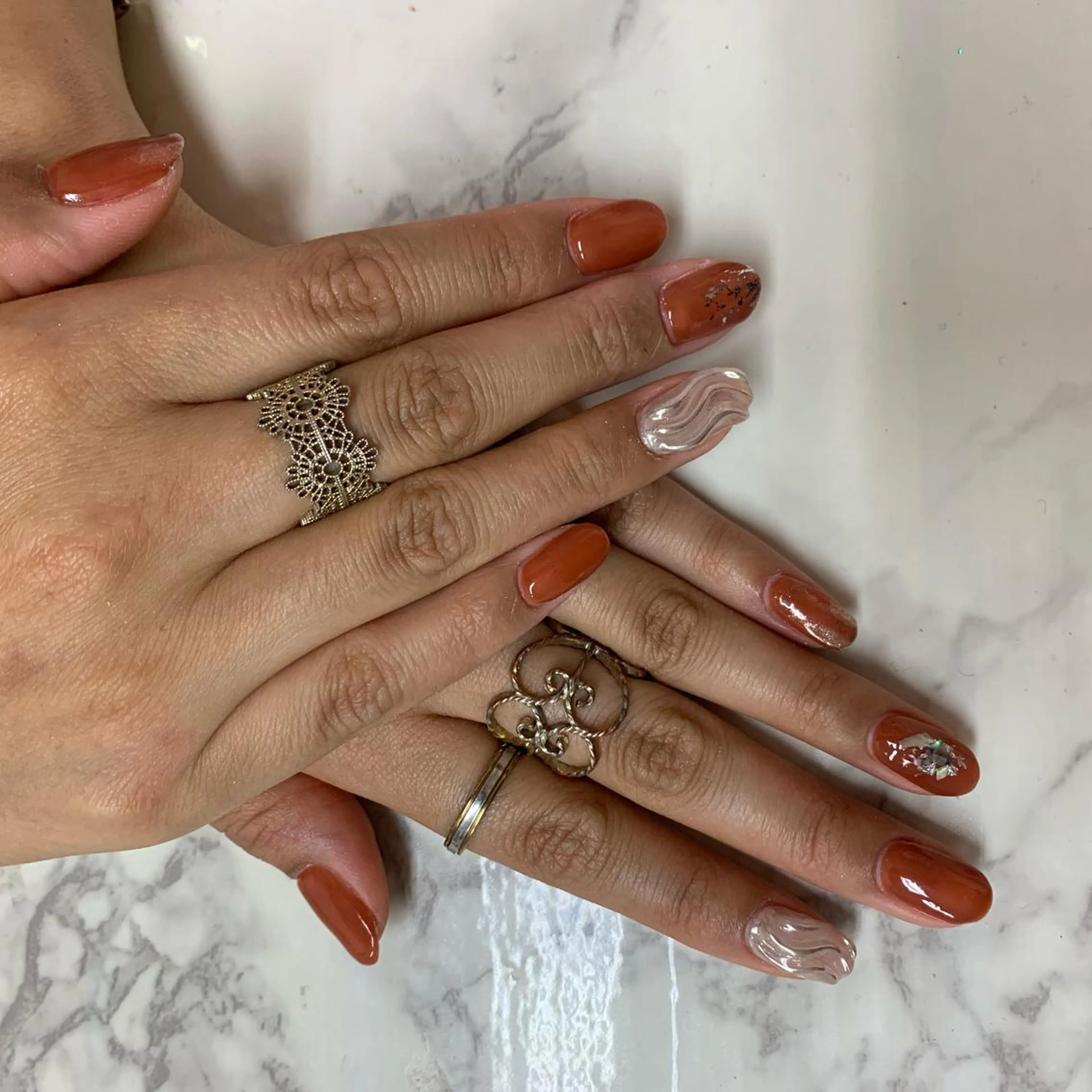 ネイル ハンドネイル フットネイル ネイルサロンアネラ所属・Nail💞 rinakoのネイルデザイン