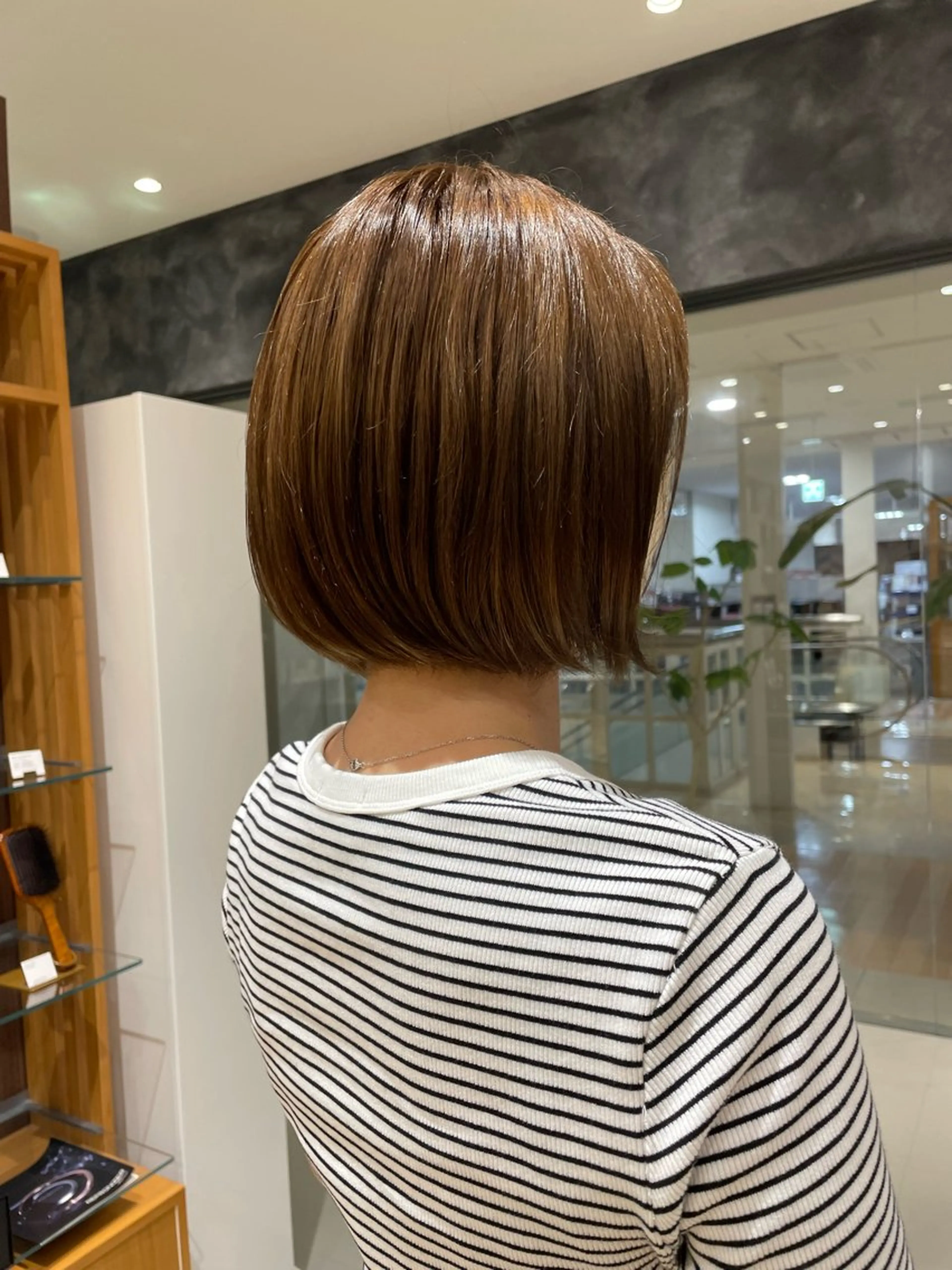 ミディアム キルンサンピアン所属・ナチュラルカラー 児玉優香のヘアスタイル