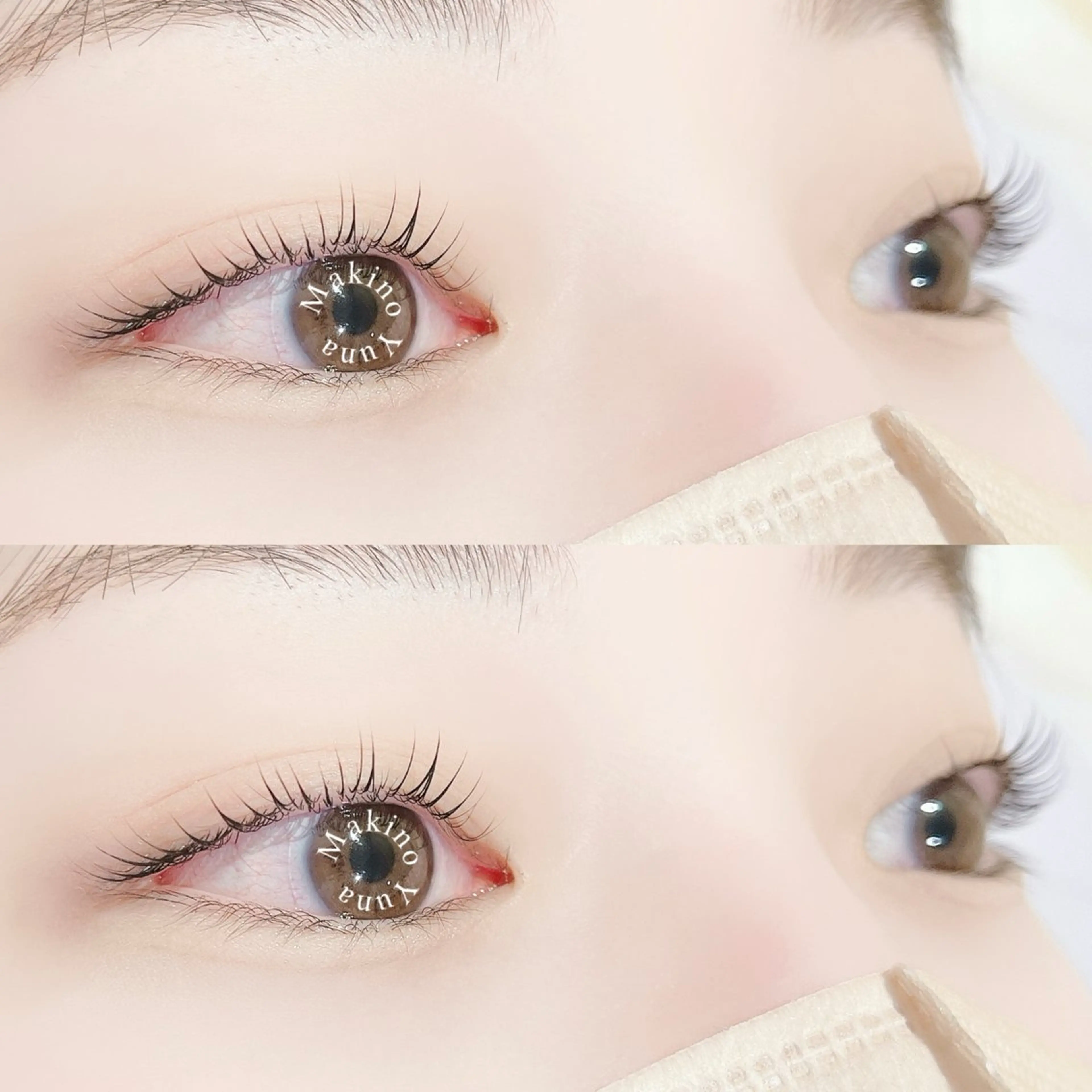 マツエク・マツパ マツパ EYE405河原町店所属・牧野 由奈のマツエク・マツパデザイン