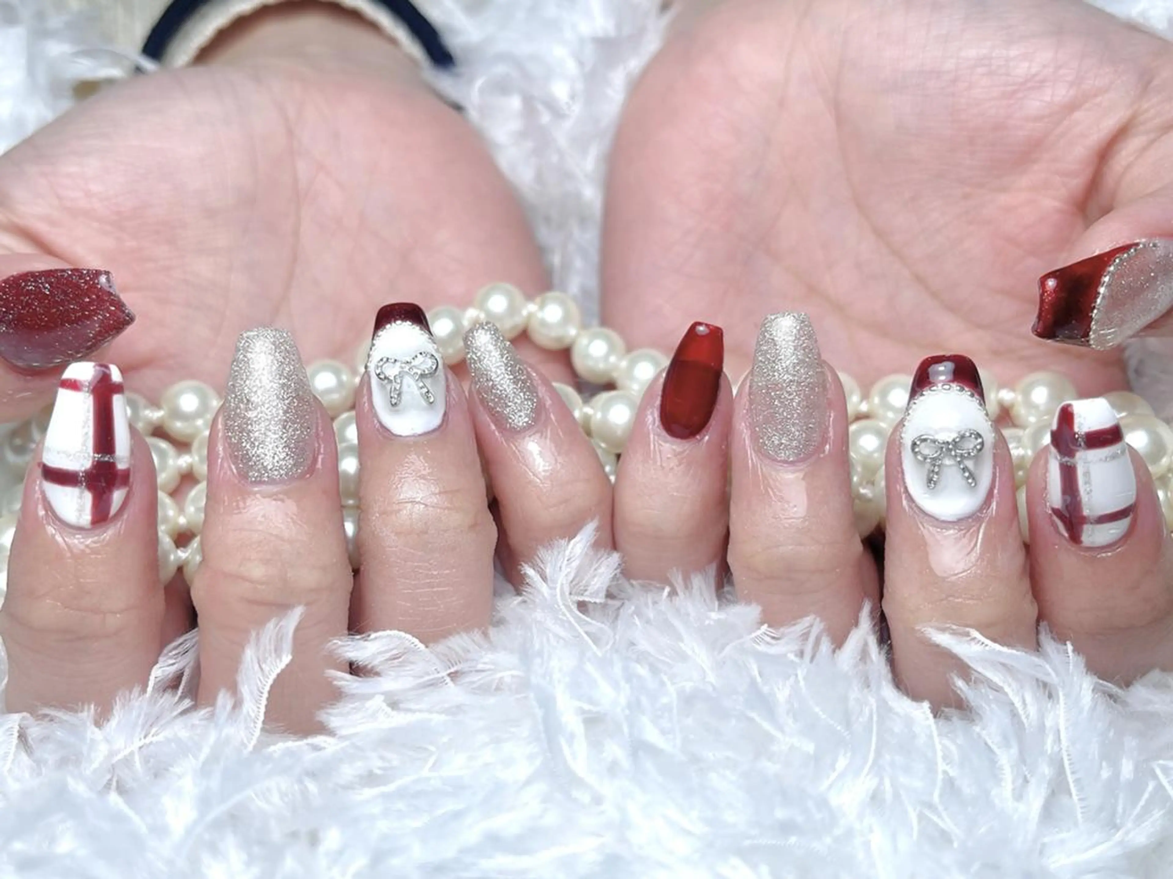 ネイル na🎀🎀na ちゅるちゅるのネイルデザイン