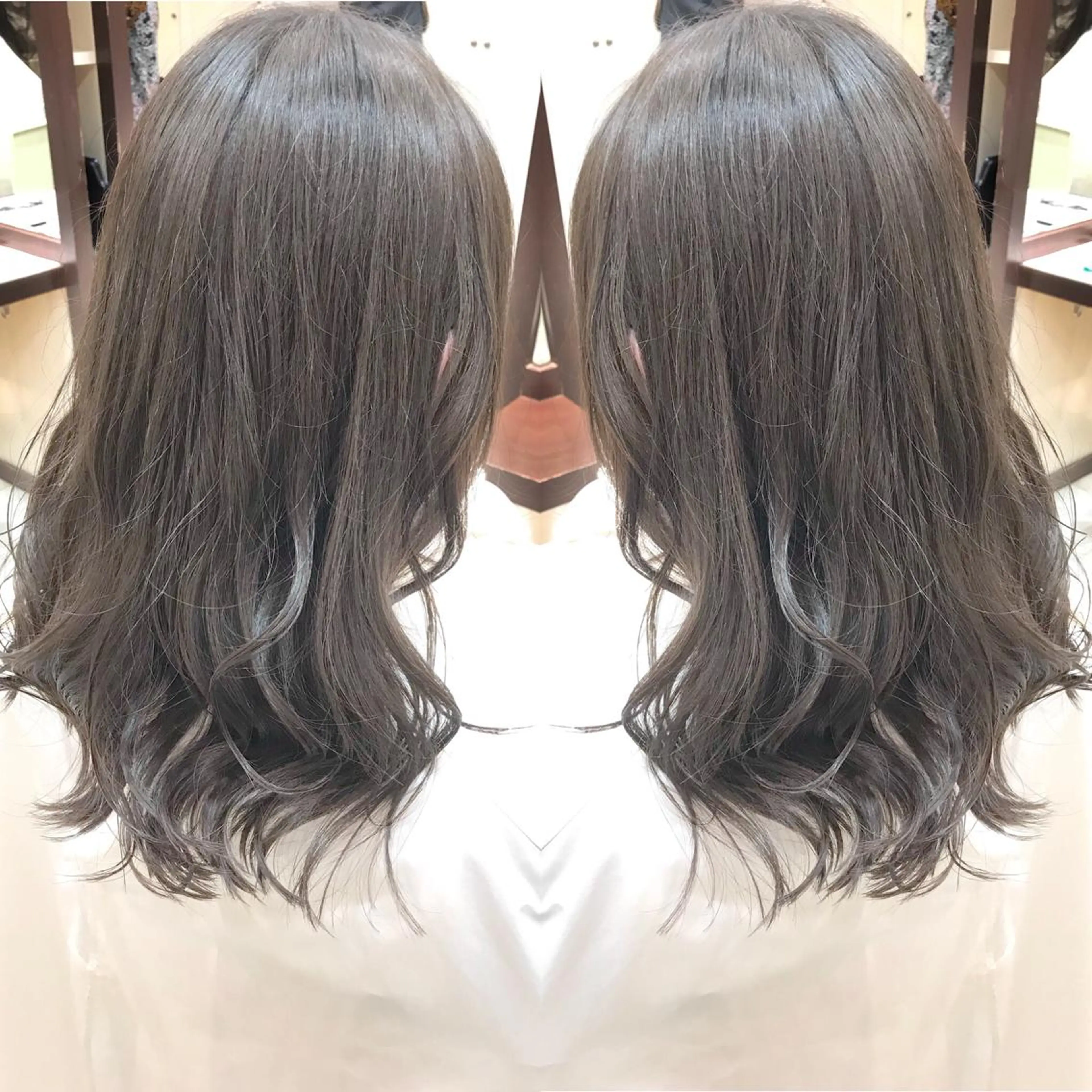 ロング カラー 島袋 ナオユキのヘアスタイル