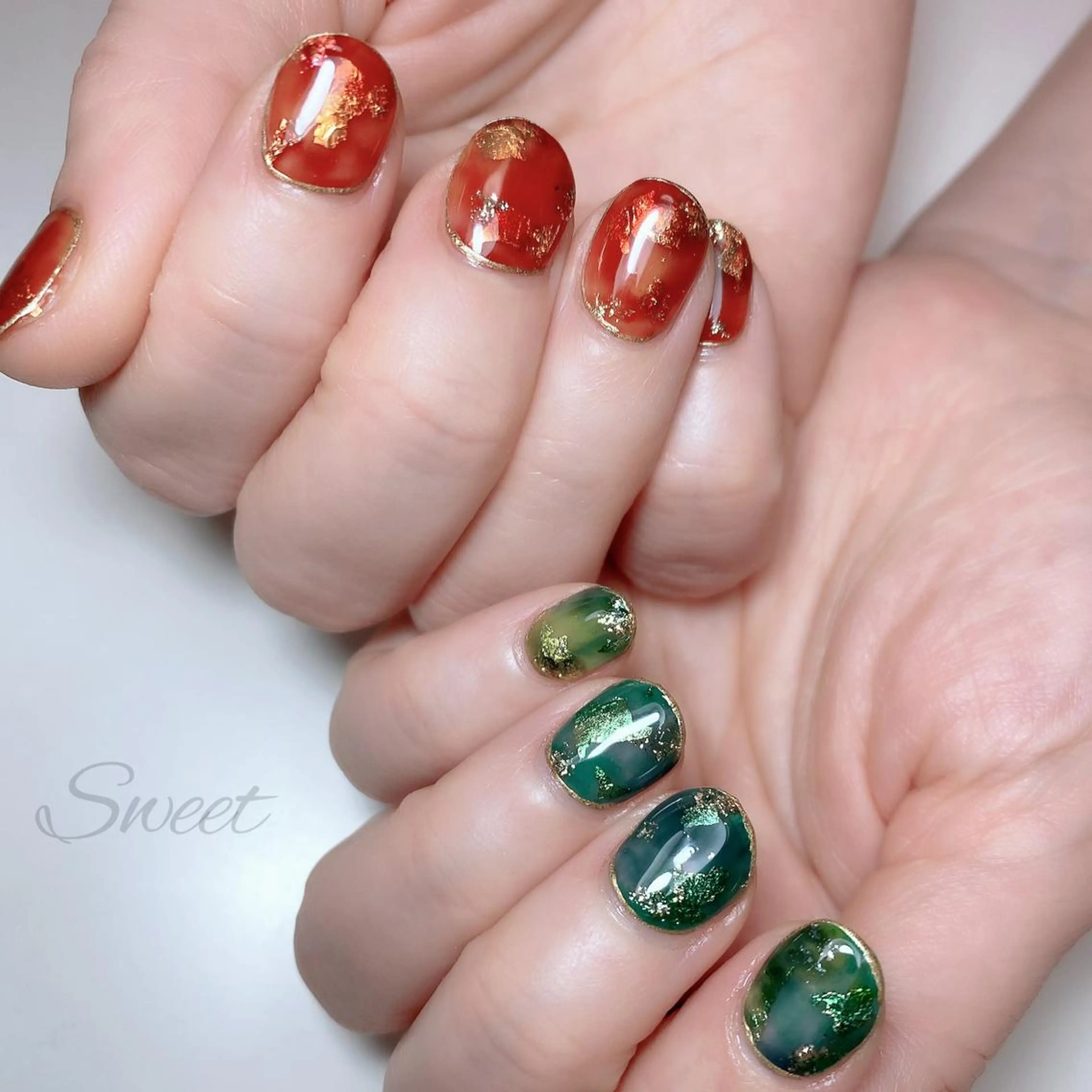 ネイル sweet 仲野陽子のネイルデザイン