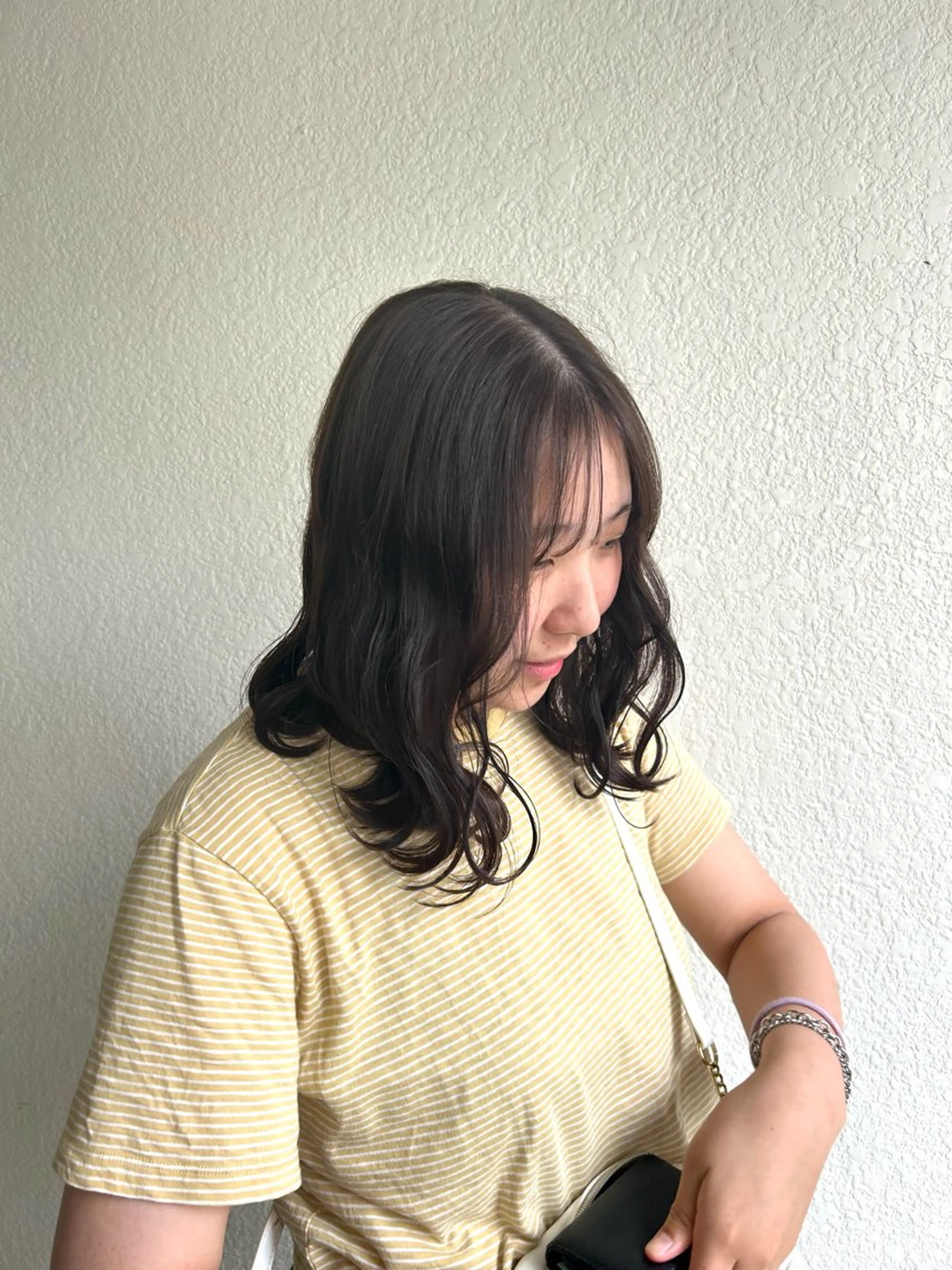 ミディアム カラー ヘアカラー fleurdelis ୨୧ AOIのヘアスタイル