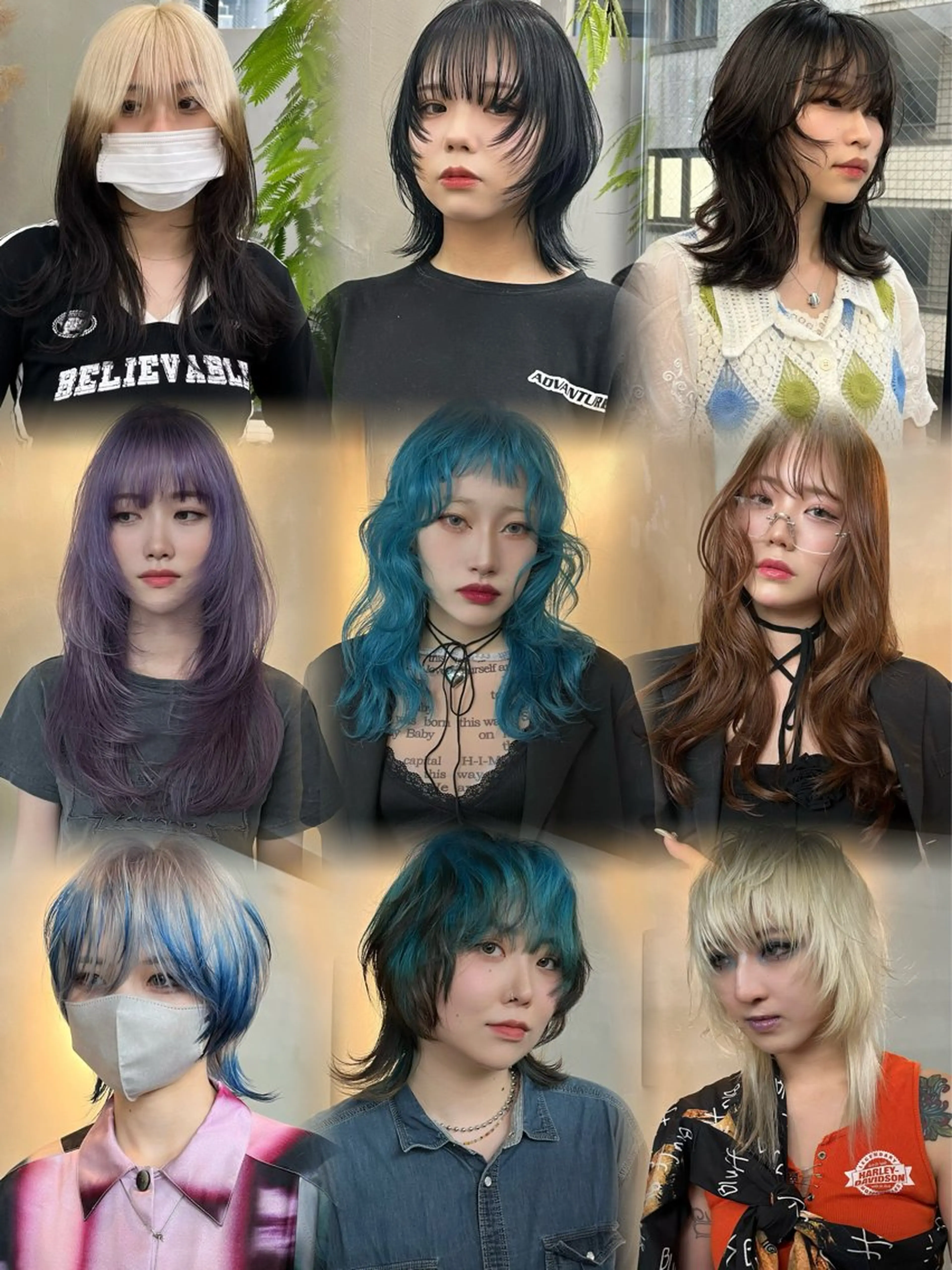 ロング カラー カット ヘアカラー トリートメント ウルフ/レイヤー ⚡️ITSUKU⚡️のヘアスタイル