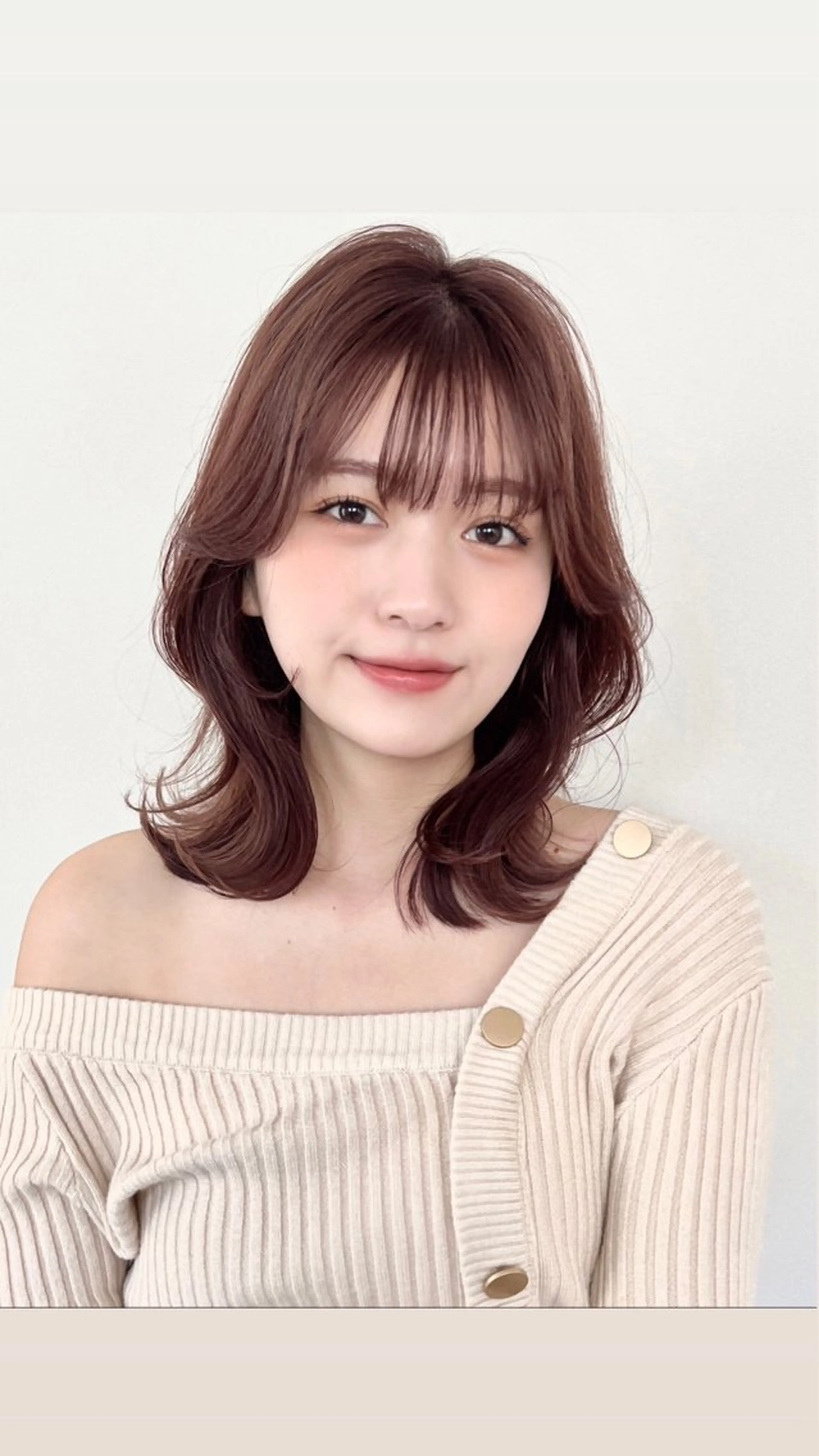 ミディアム COALL nex the salon所属・Riria✨ 透明感カラーのヘアスタイル
