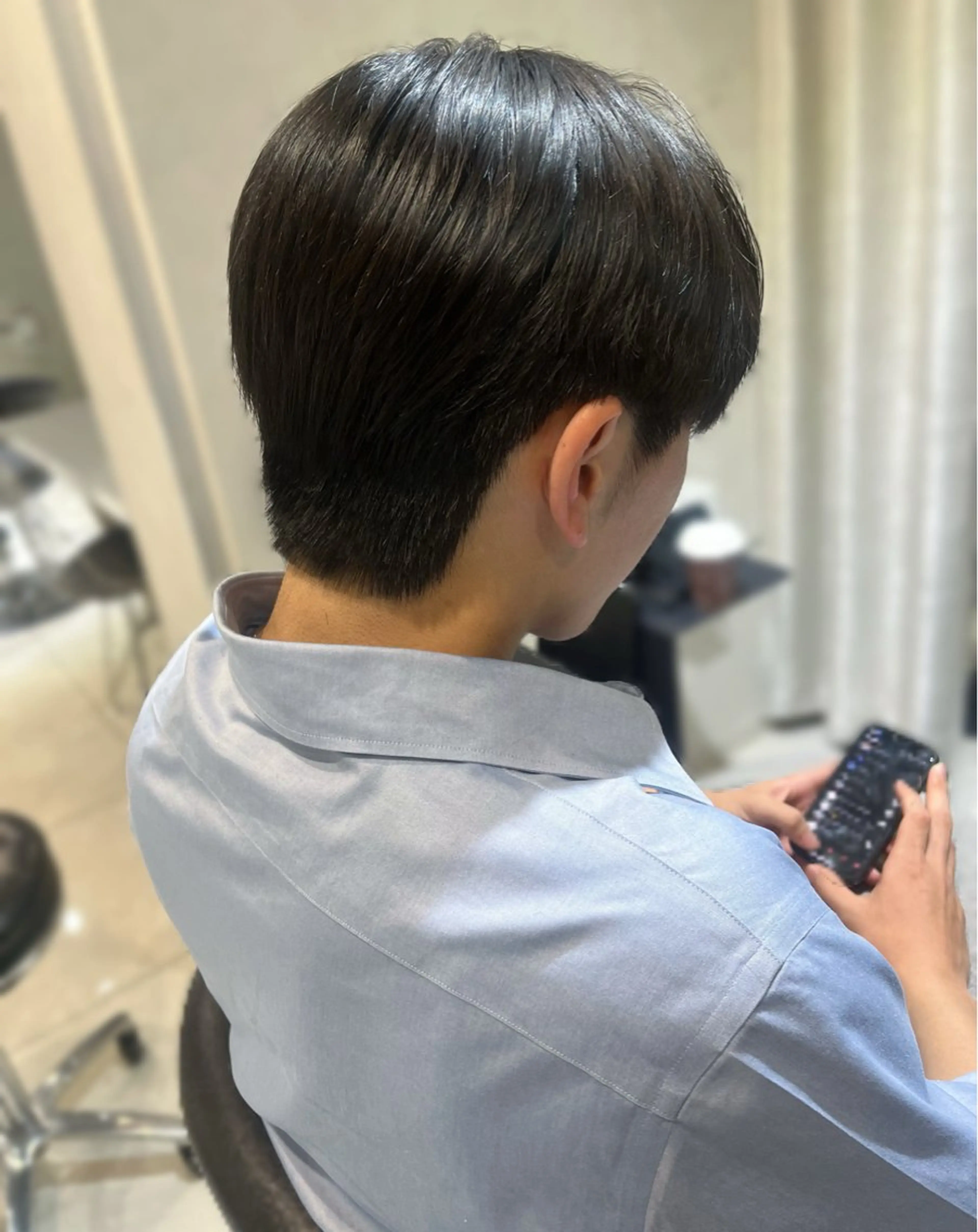 パーマ メンズ カット パーマ メンズセンターパート 🇰🇷wakanaのヘアスタイル