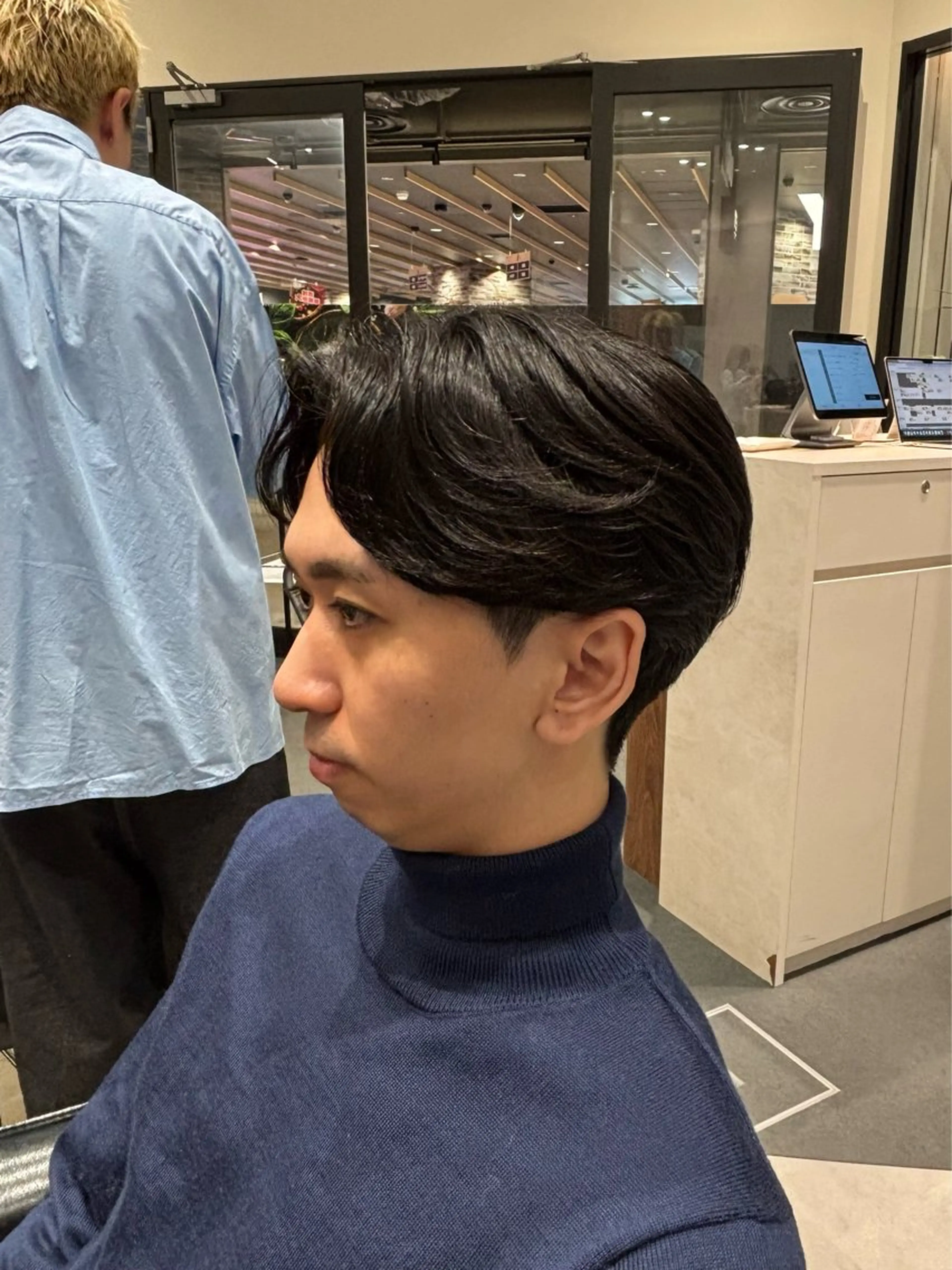 ショート パーマ メンズ カット パーマ REEED 豊洲所属・たき えりかのヘアスタイル