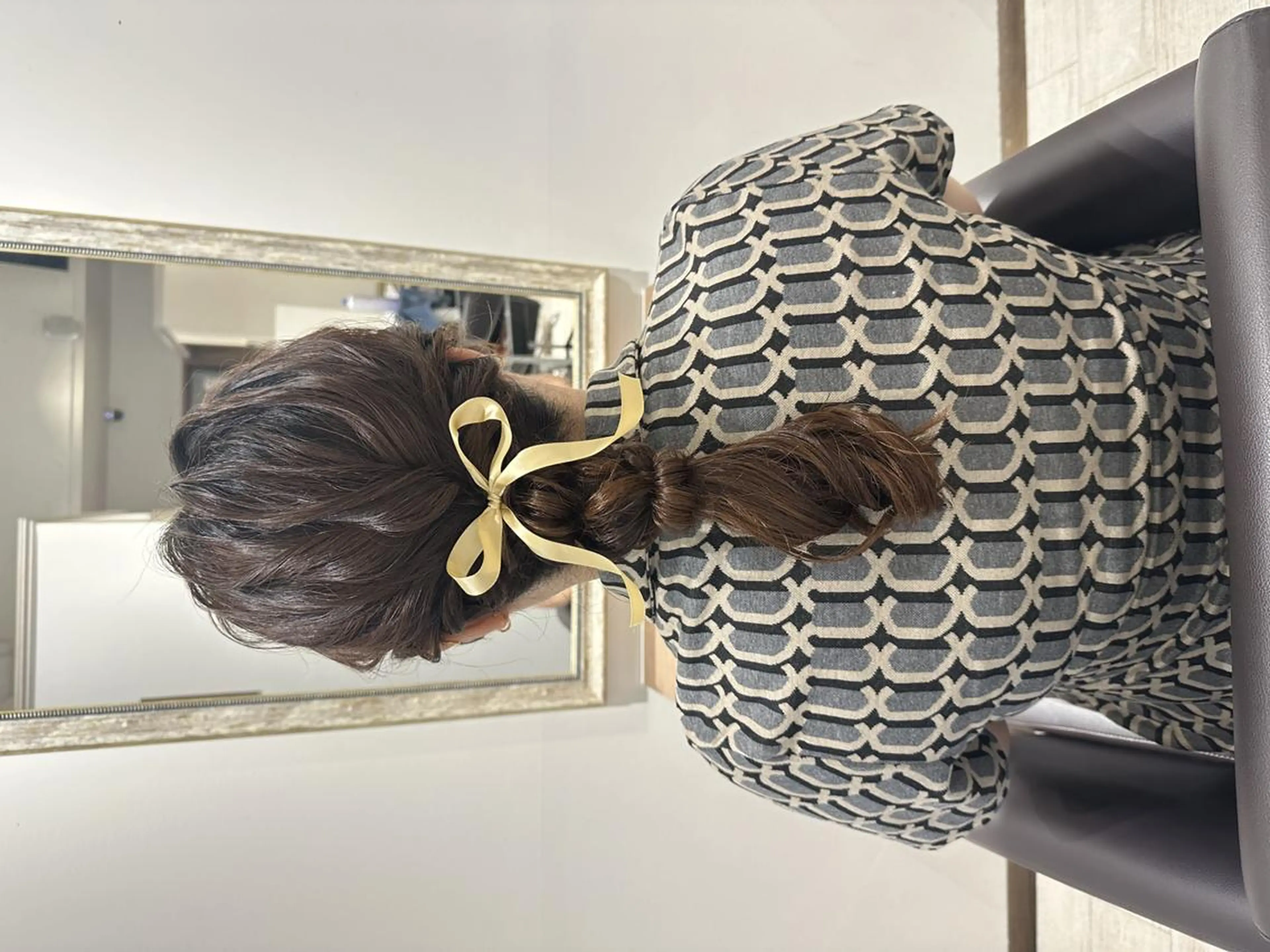 セミロング ヘアアレンジ 瀬尾 由希菜のヘアスタイル