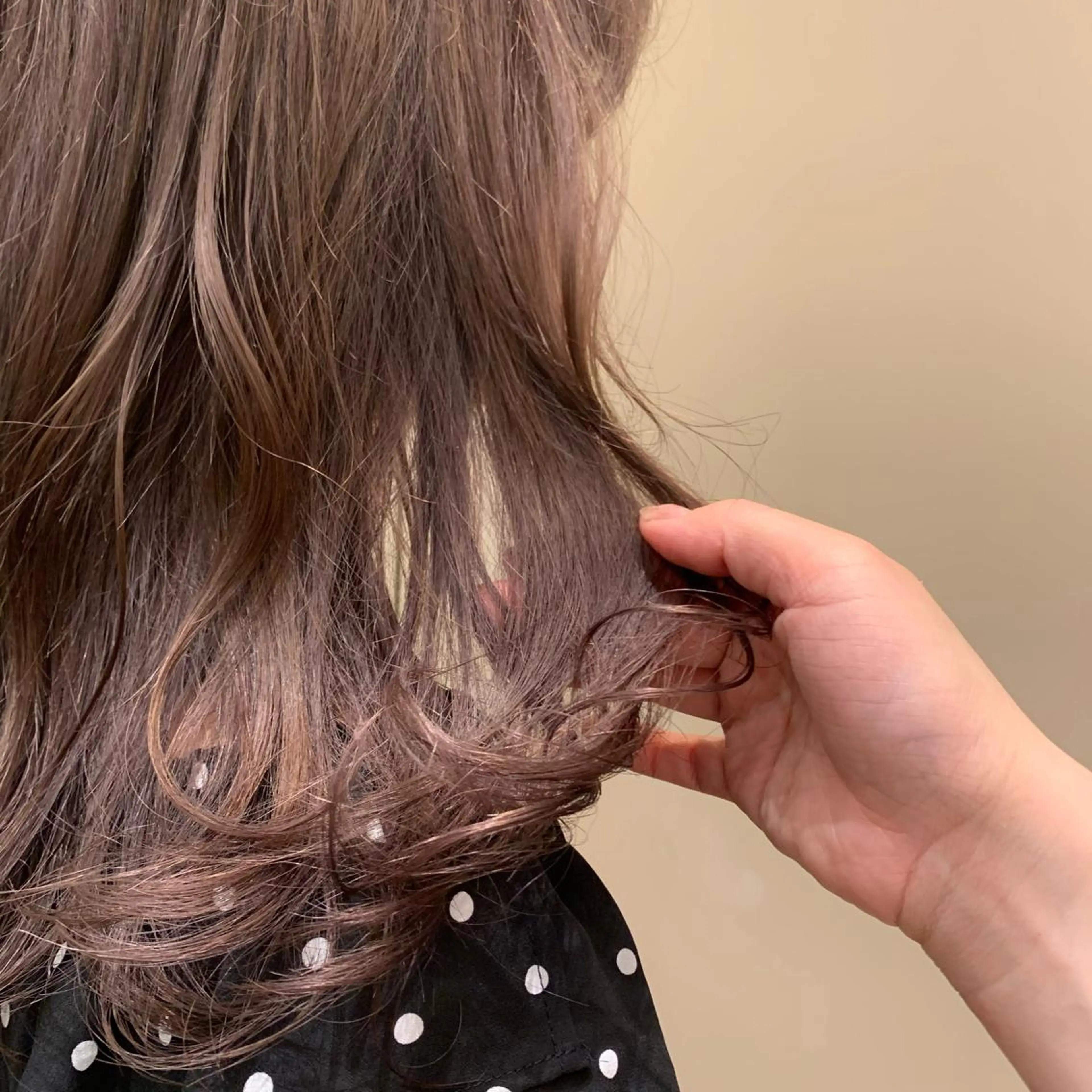 セミロング カラー 【完全個室】大宮東口 暖色カラー/山崎唯奈のヘアスタイル