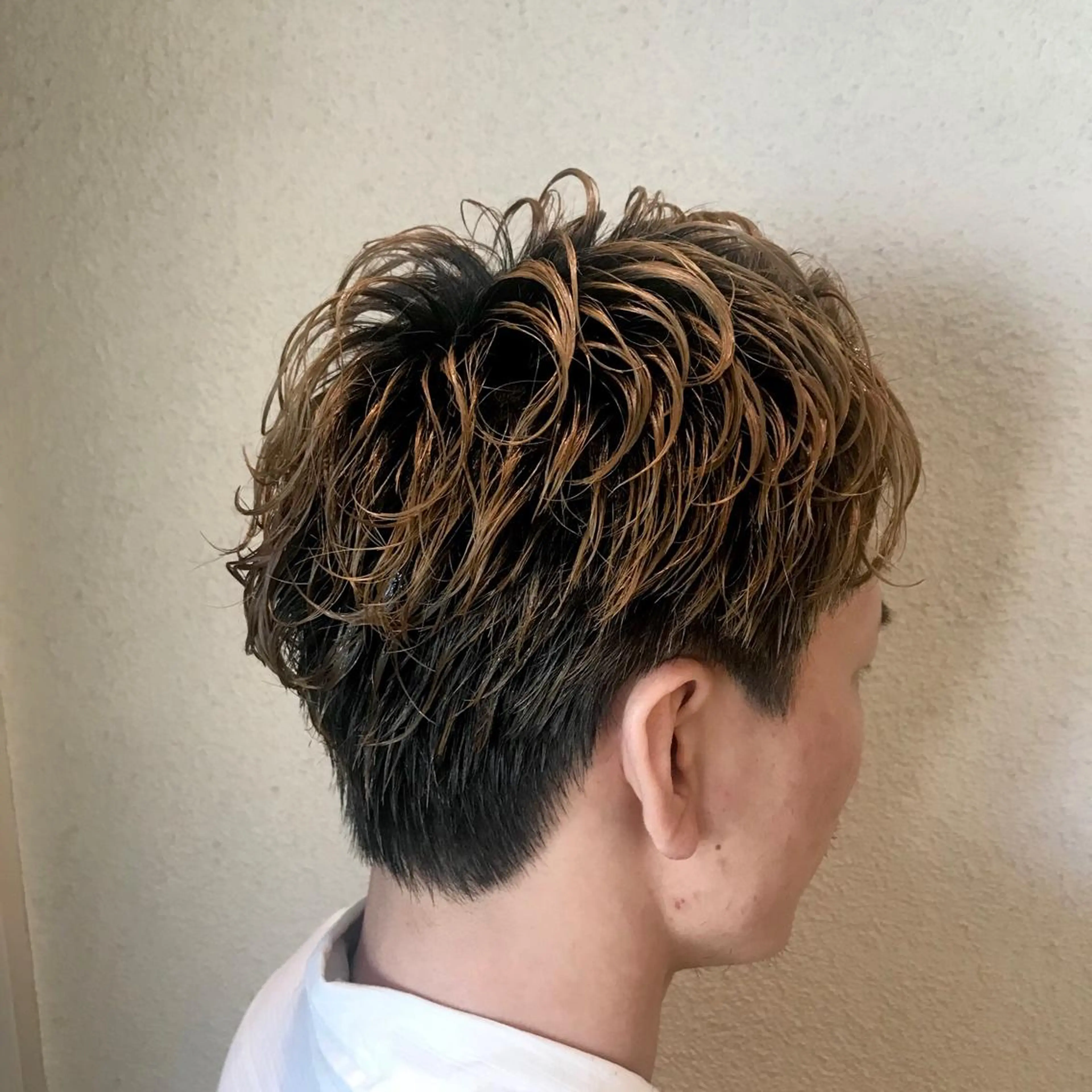 パーマ メンズ メンズパーマ CRE'PS HAIR HIMAWARI所属・山本 大智のヘアスタイル