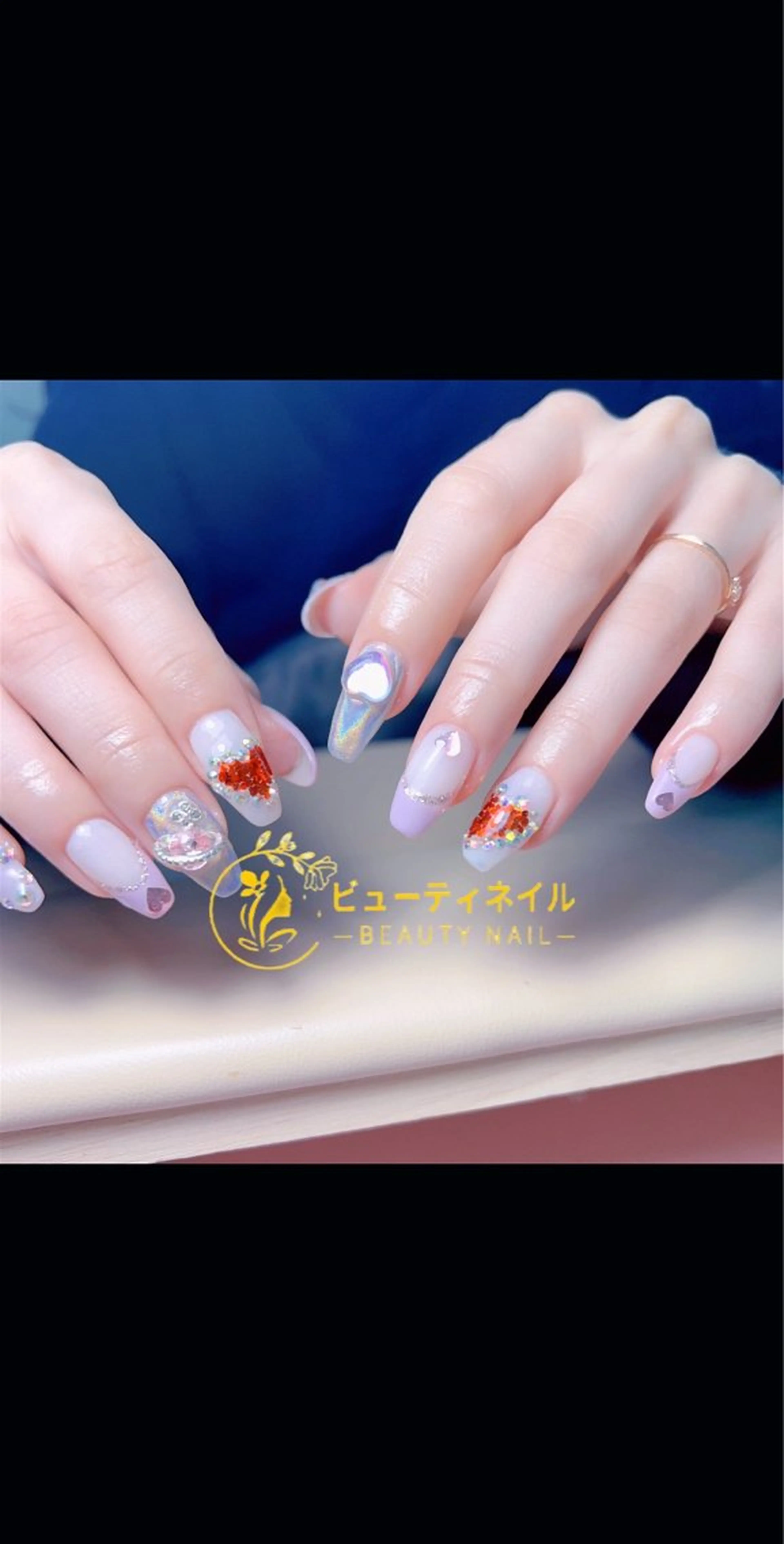 ネイル 長さ出し ジェルネイル Moonstone Salon所属・Moonstone Salonのネイルデザイン