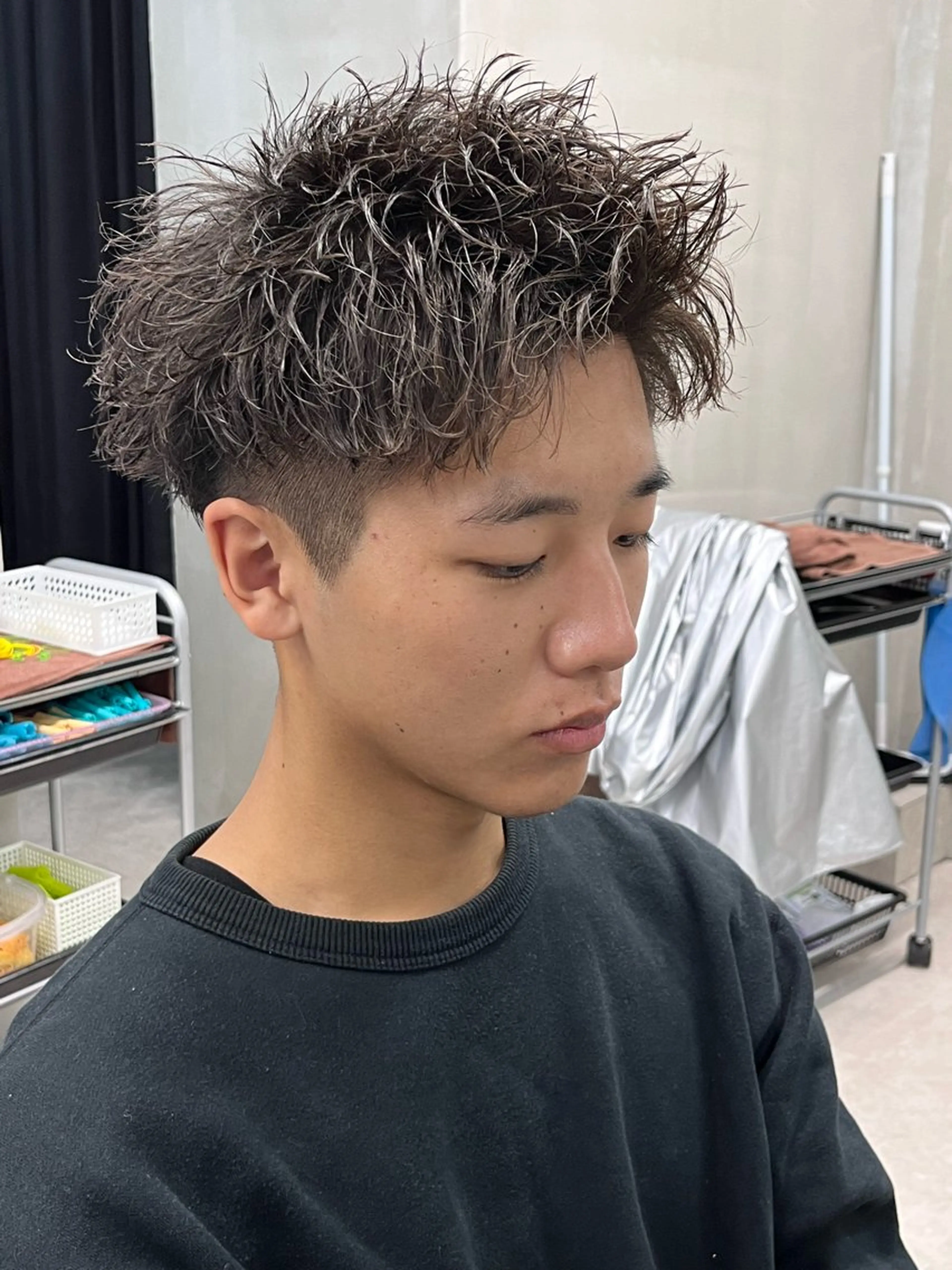 ショート パーマ メンズ alma 後藤 遼斗のヘアスタイル