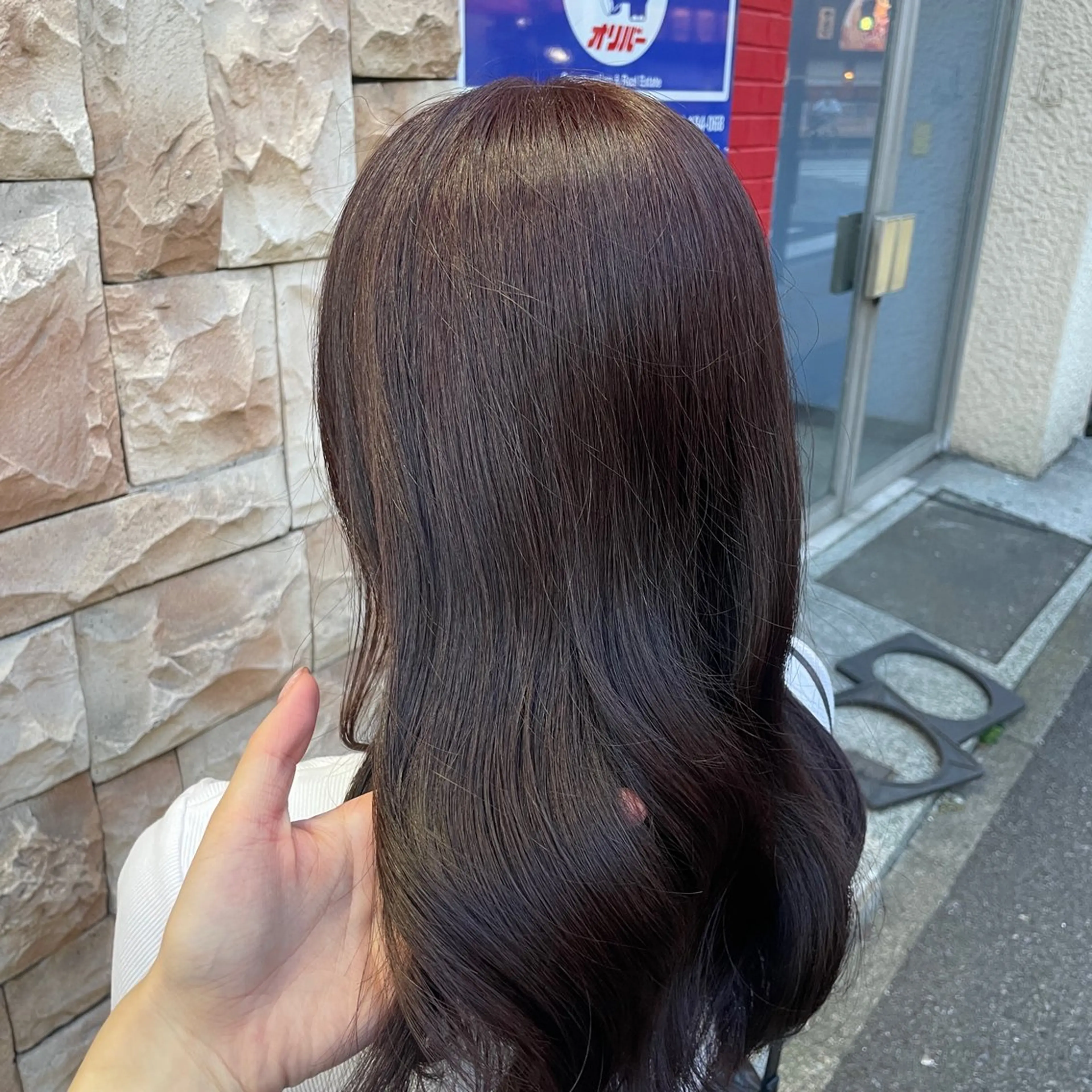 ミディアム カラー カット ヘアカラー ブリーチ/ヘアセット 【𝙍𝙞𝙣𝙤】のヘアスタイル