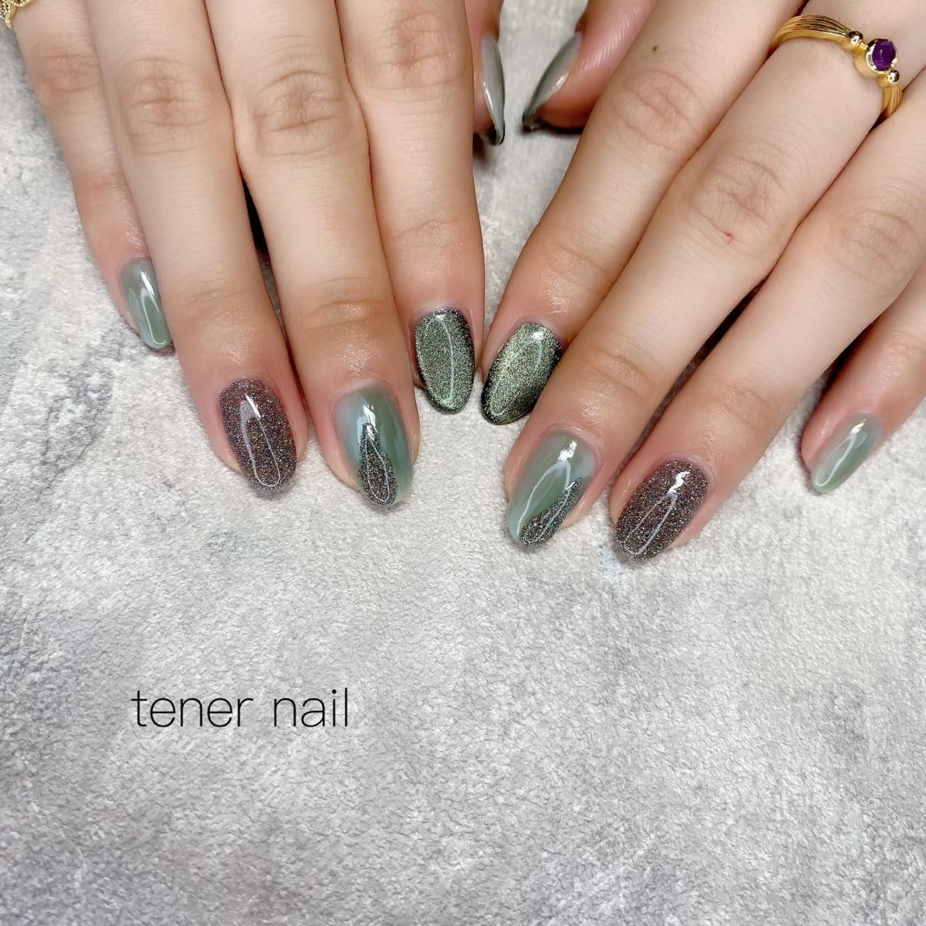 ネイル フラッシュネイル ラメ(グリッター) tener  nail  テネルネイル所属・テネルネイル tener nailのネイルデザイン