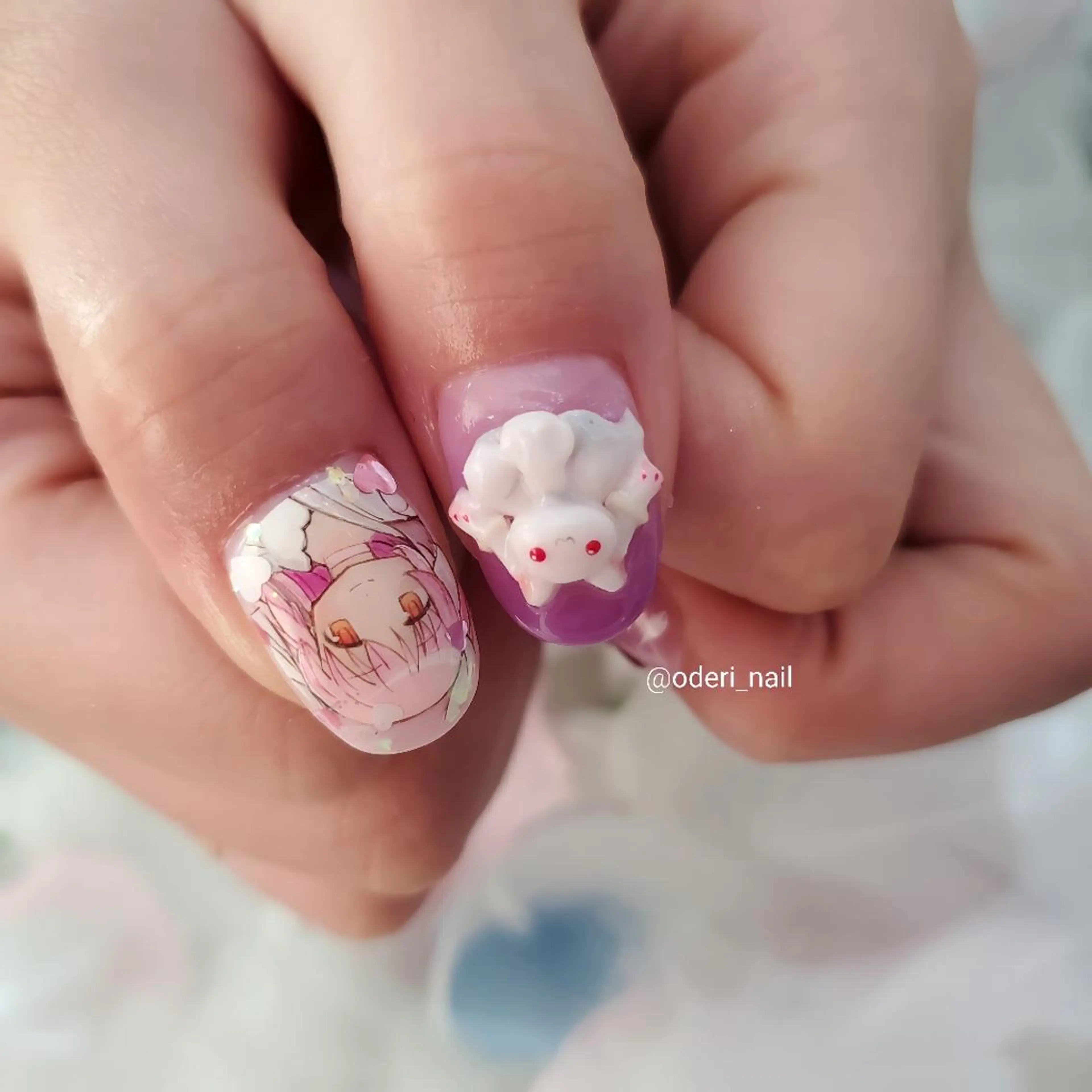 ネイル アートネイル ジェルネイル おで@ oderi_nailのネイルデザイン