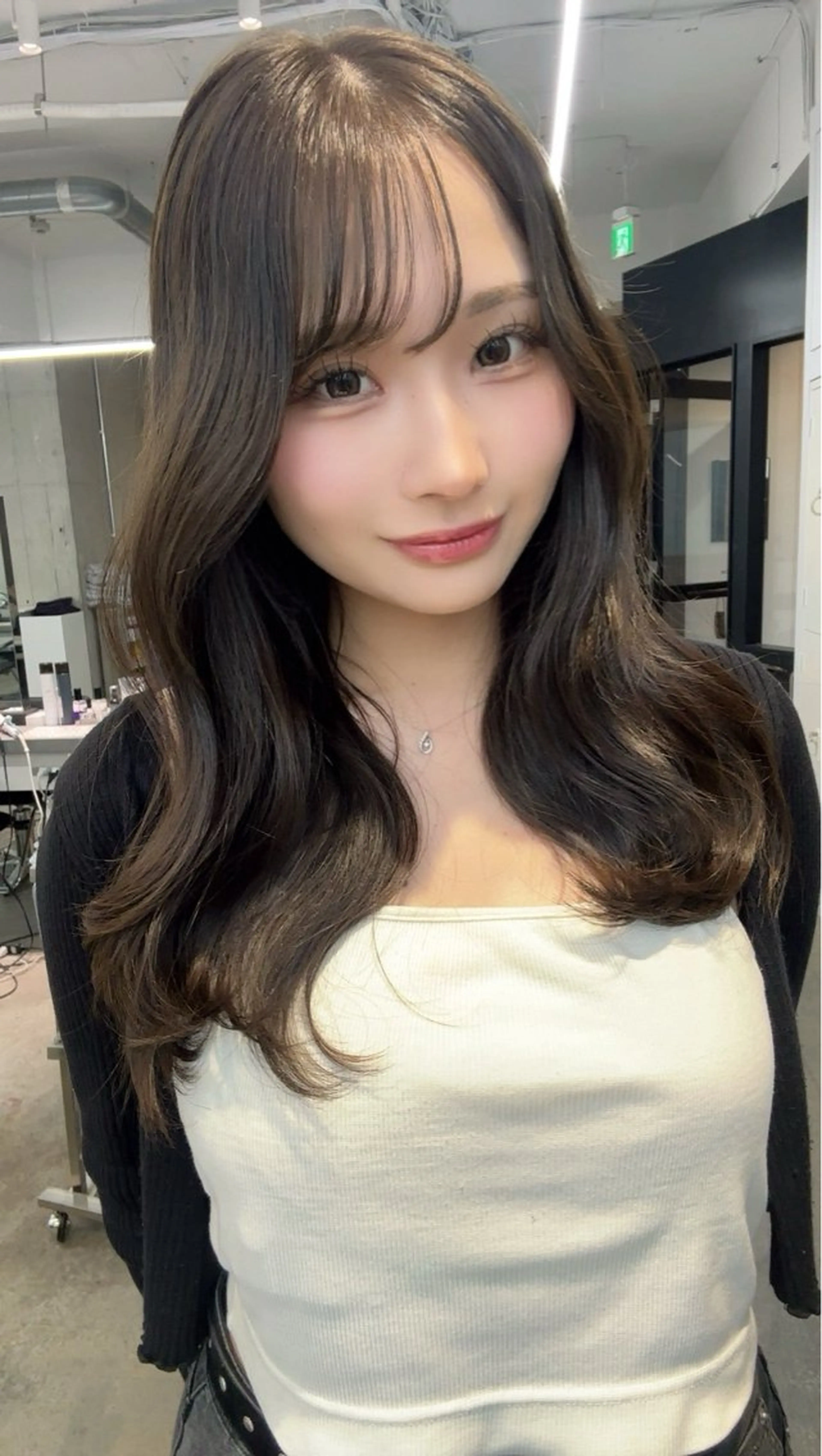 セミロング カット ヘアカラー トリートメント ✨ブリーチ/顔周り レイヤー¦YUKA✨のヘアスタイル