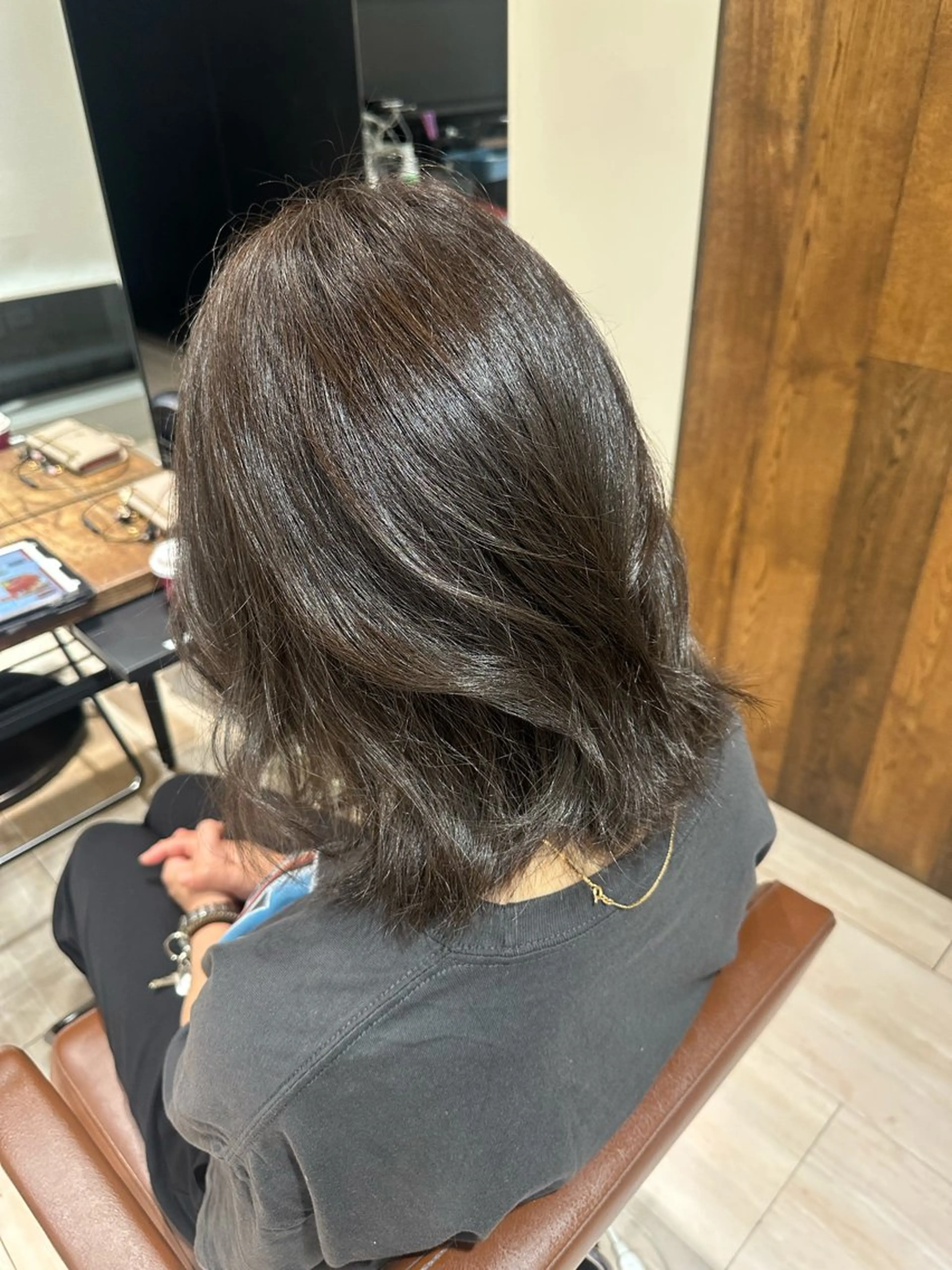 ミディアム カラー ヘアカラー 🩶 maria🩶のヘアスタイル