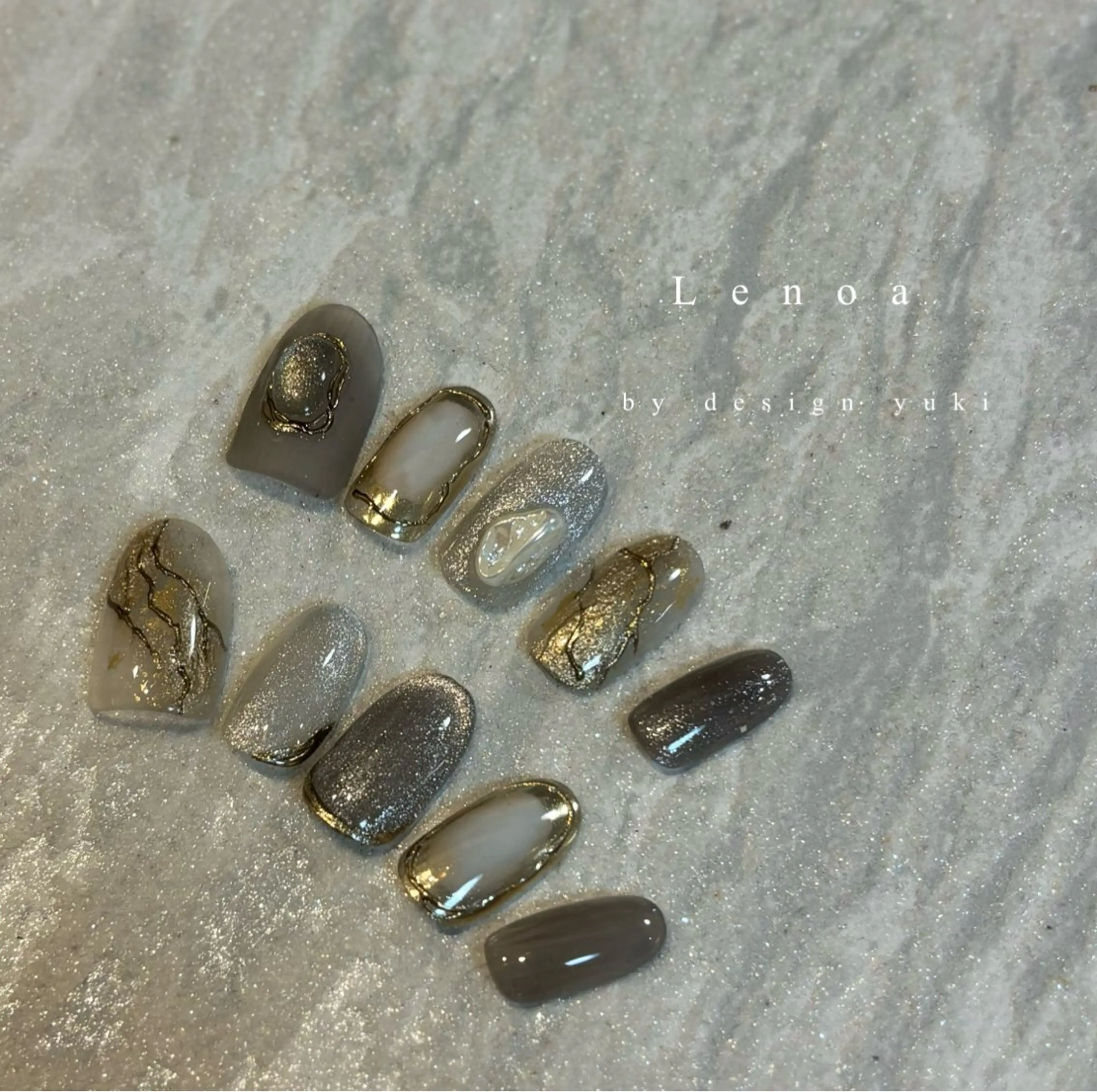 ネイル ハンドネイル Lenoa Yukiのネイルデザイン