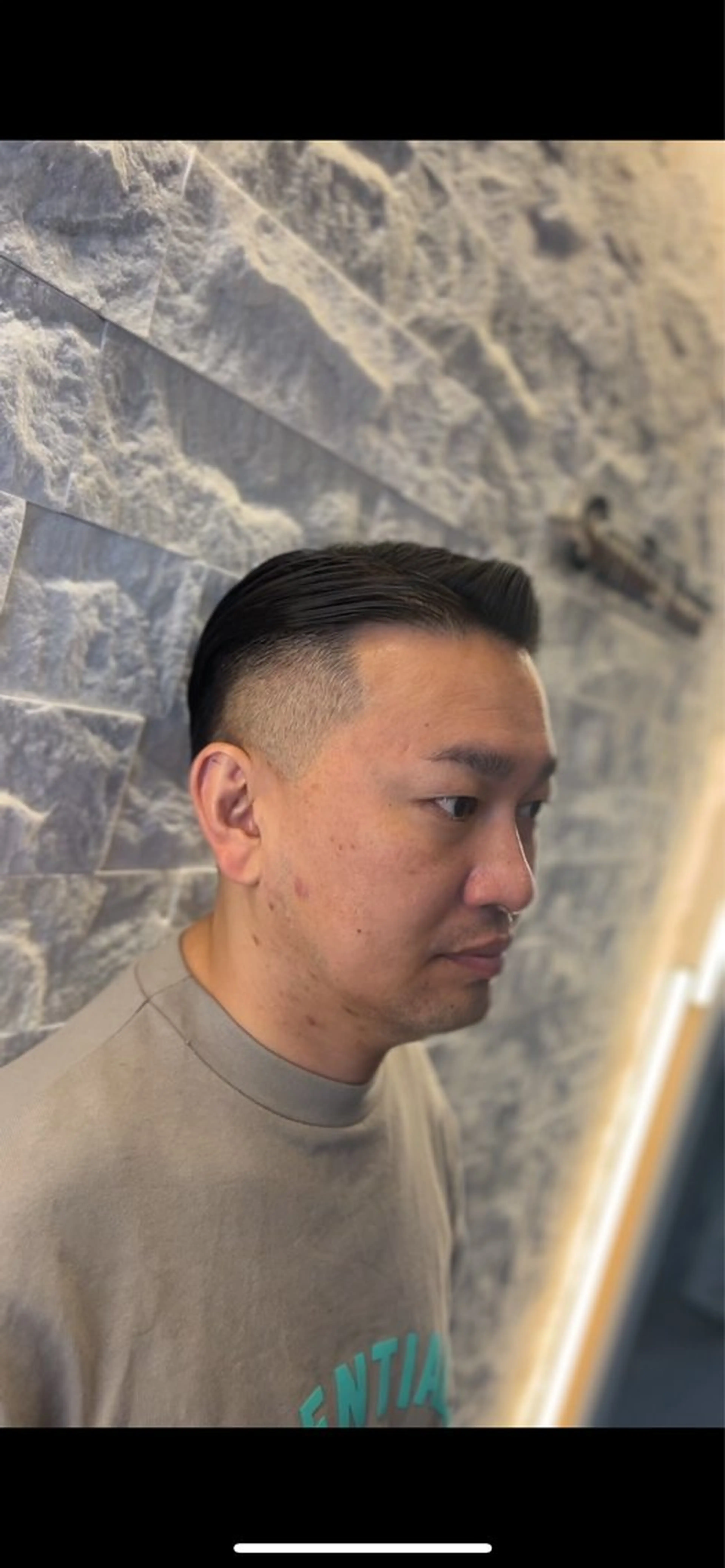 ショート メンズ フェードカット Smail Hair 大森店所属・安立 玲於のヘアスタイル