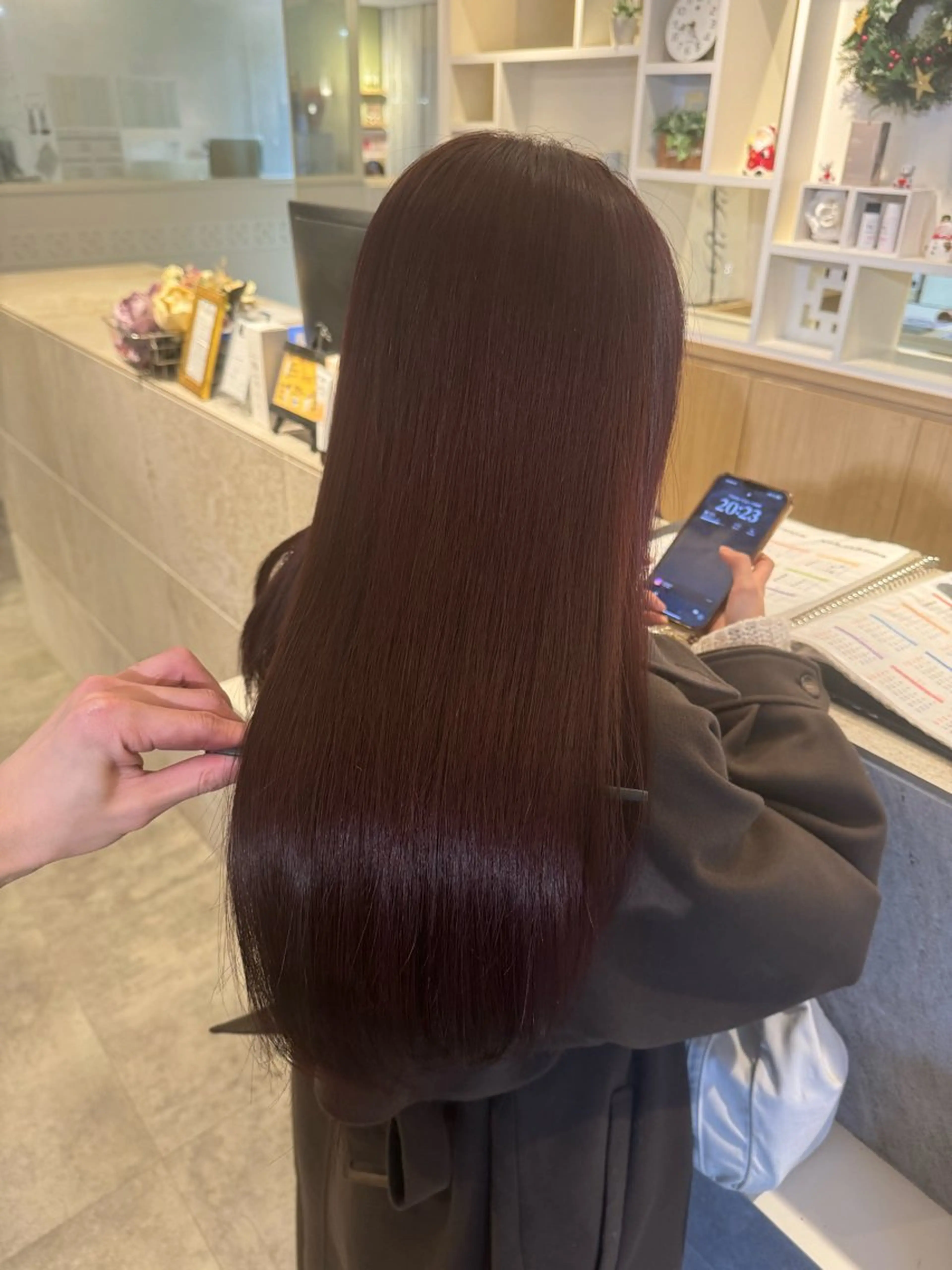 ロング ヘアカラー 中島 直哉のヘアスタイル
