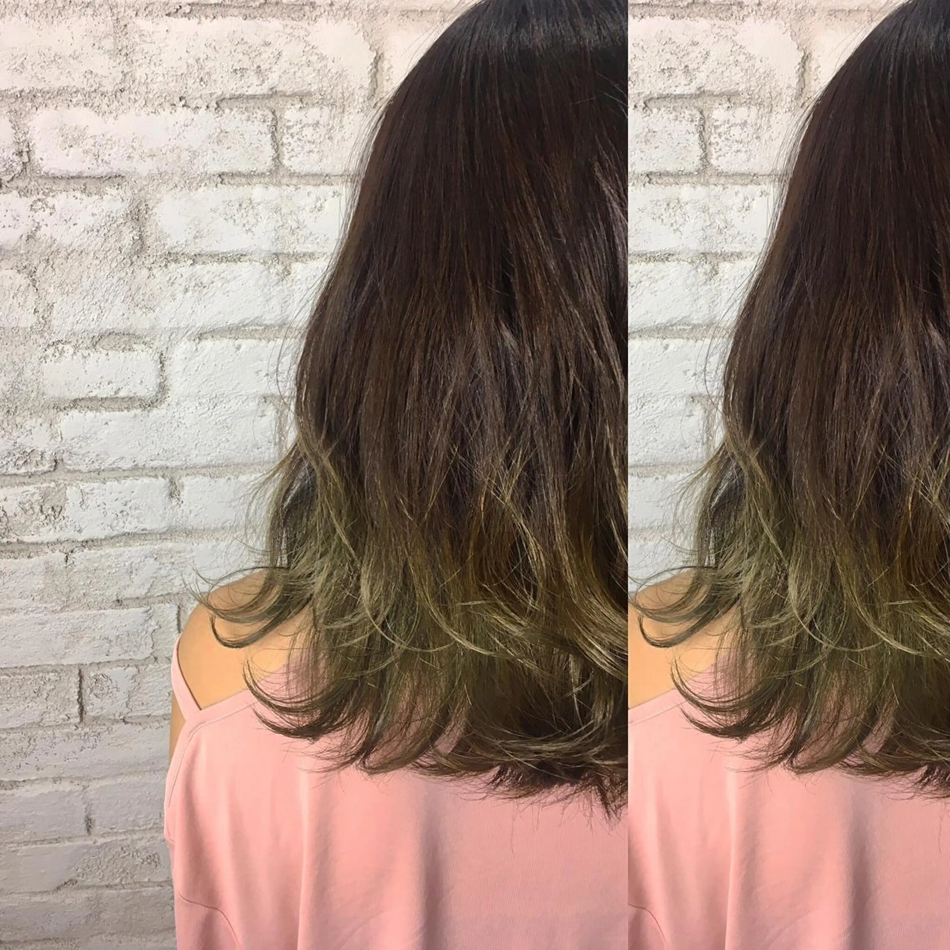 ミディアム カラー グラデーションカラー boutique misakiのヘアスタイル