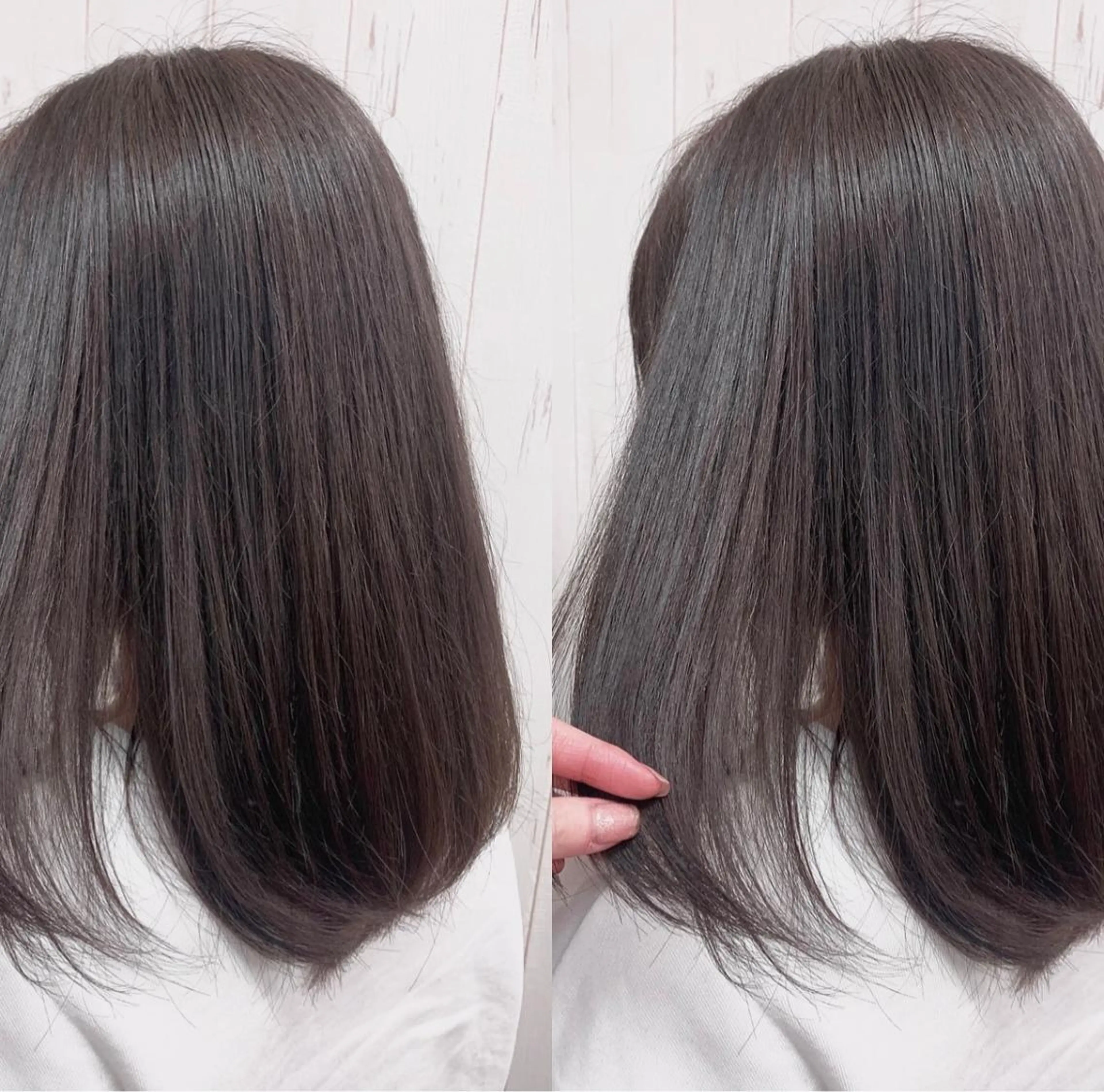 ❤︎暗髪カラー＋トリートメント❤︎ 実習、就活などで暗髪に染めたい子におすすめ✨※黒染めもあります。の写真