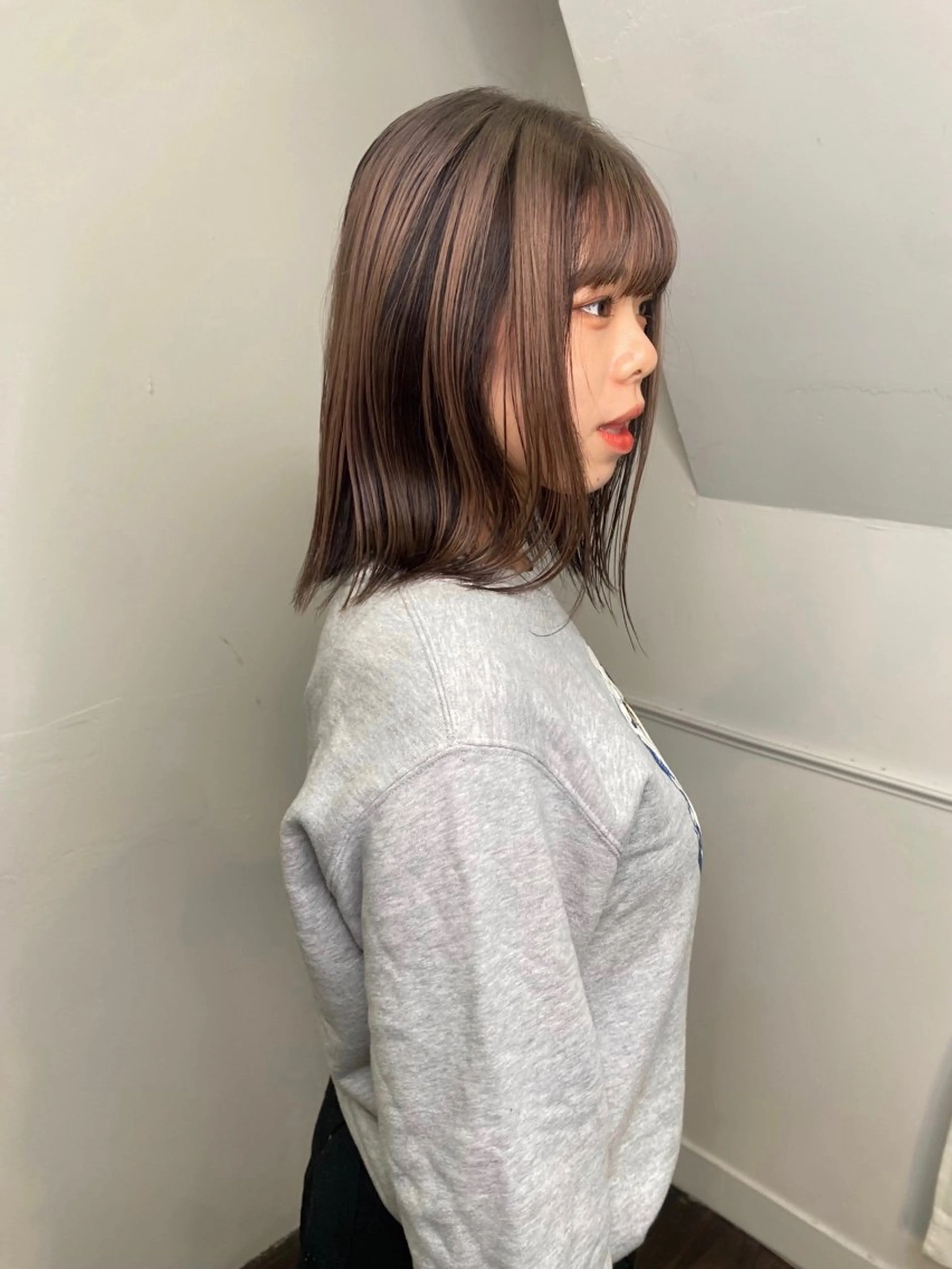 ミディアム カラー land所属・透明感カラー/レイヤ ー🌙Honokaのヘアスタイル